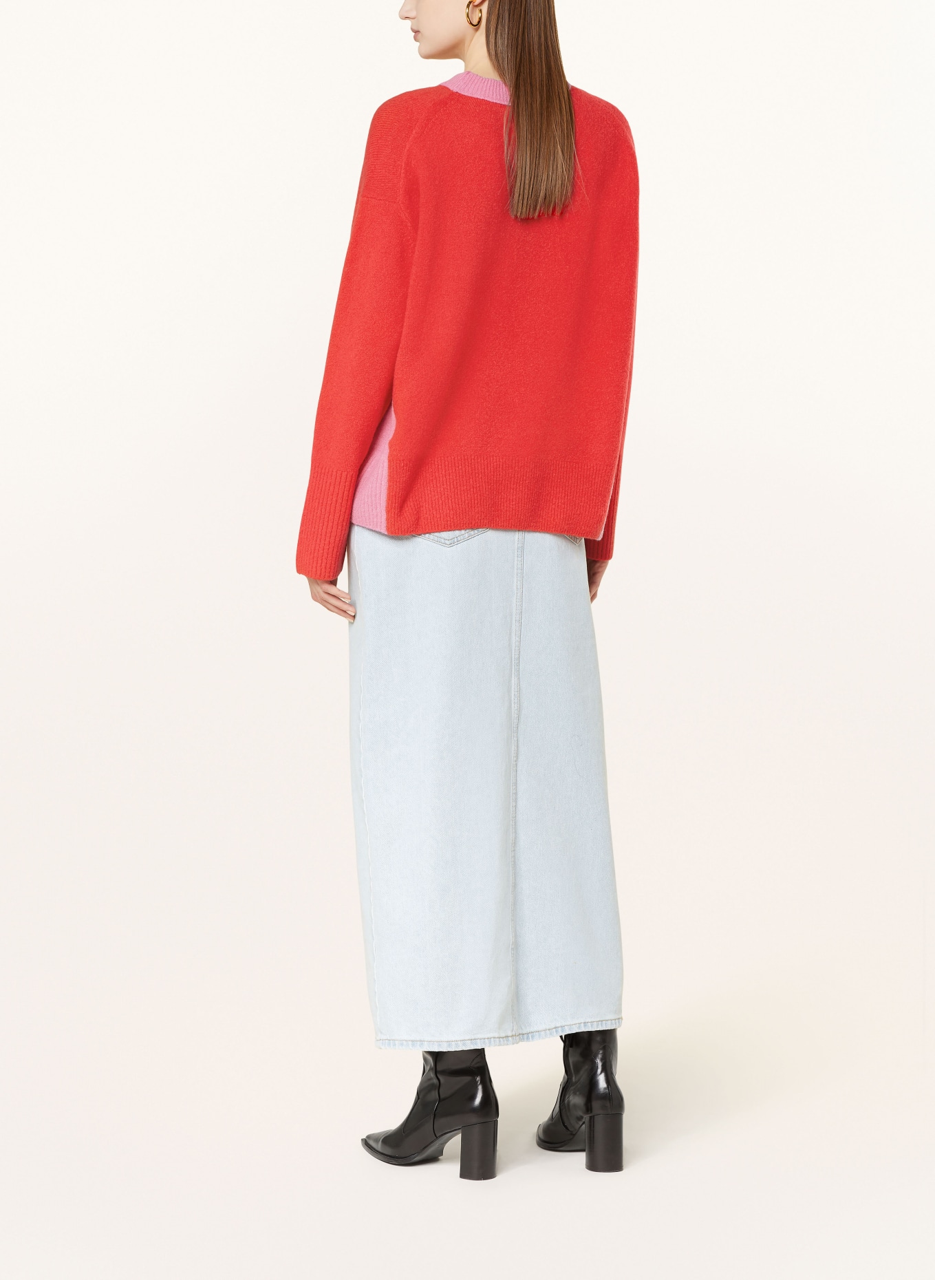 WHISTLES Sweater, Color: RED/ PINK (Image 3)