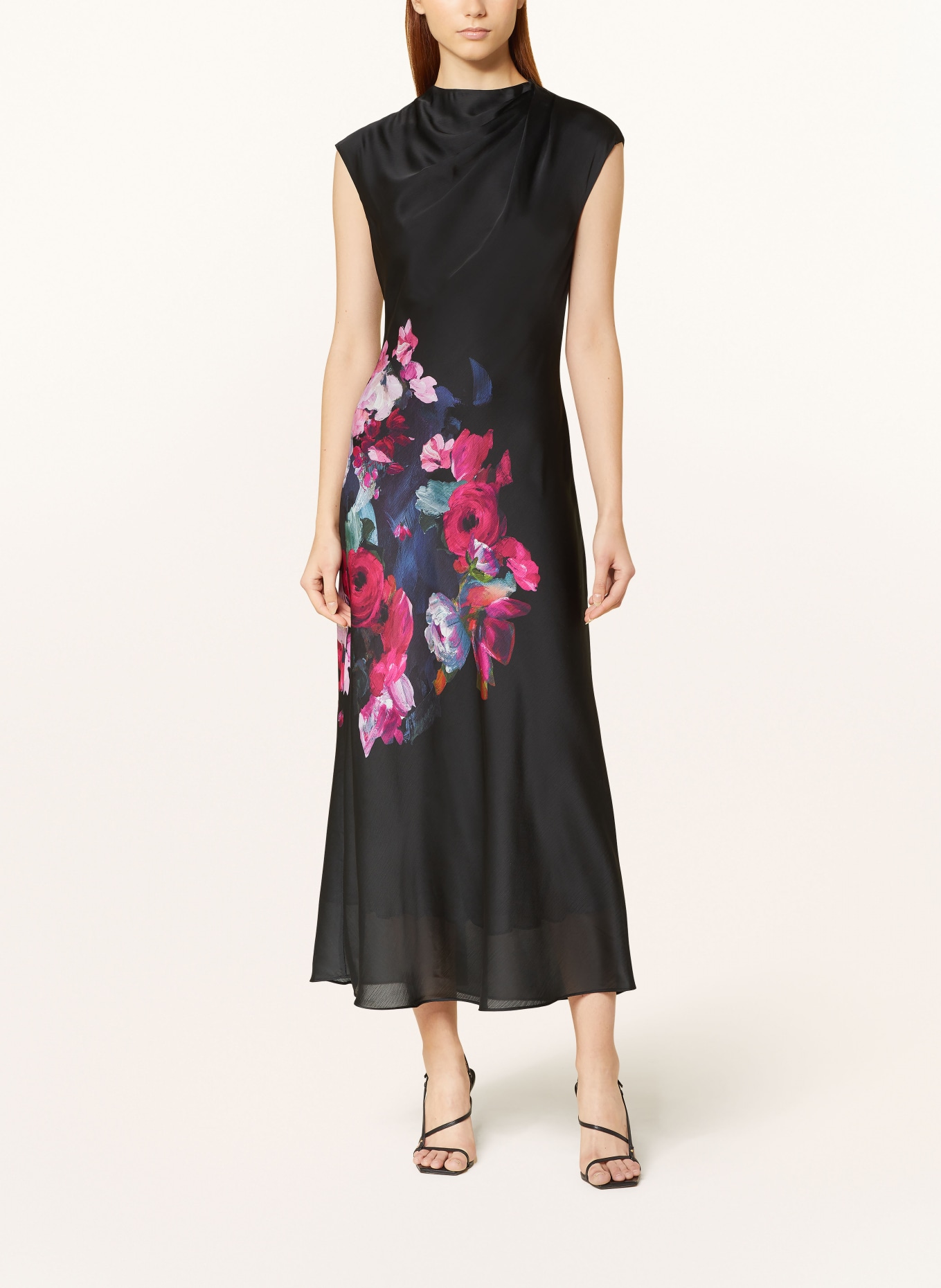 TED BAKER Dress RAHELEE, Color: BLACK/ PINK (Image 2)