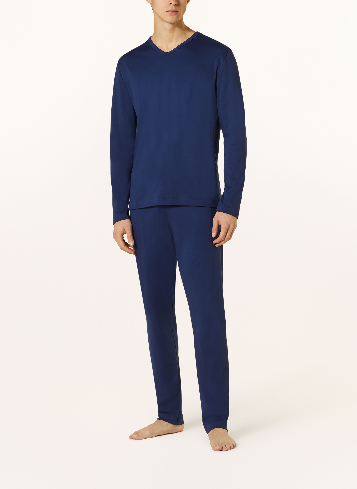 mey Pajama pants series SOLID NIGHT, Color: DARK BLUE (Image 2)