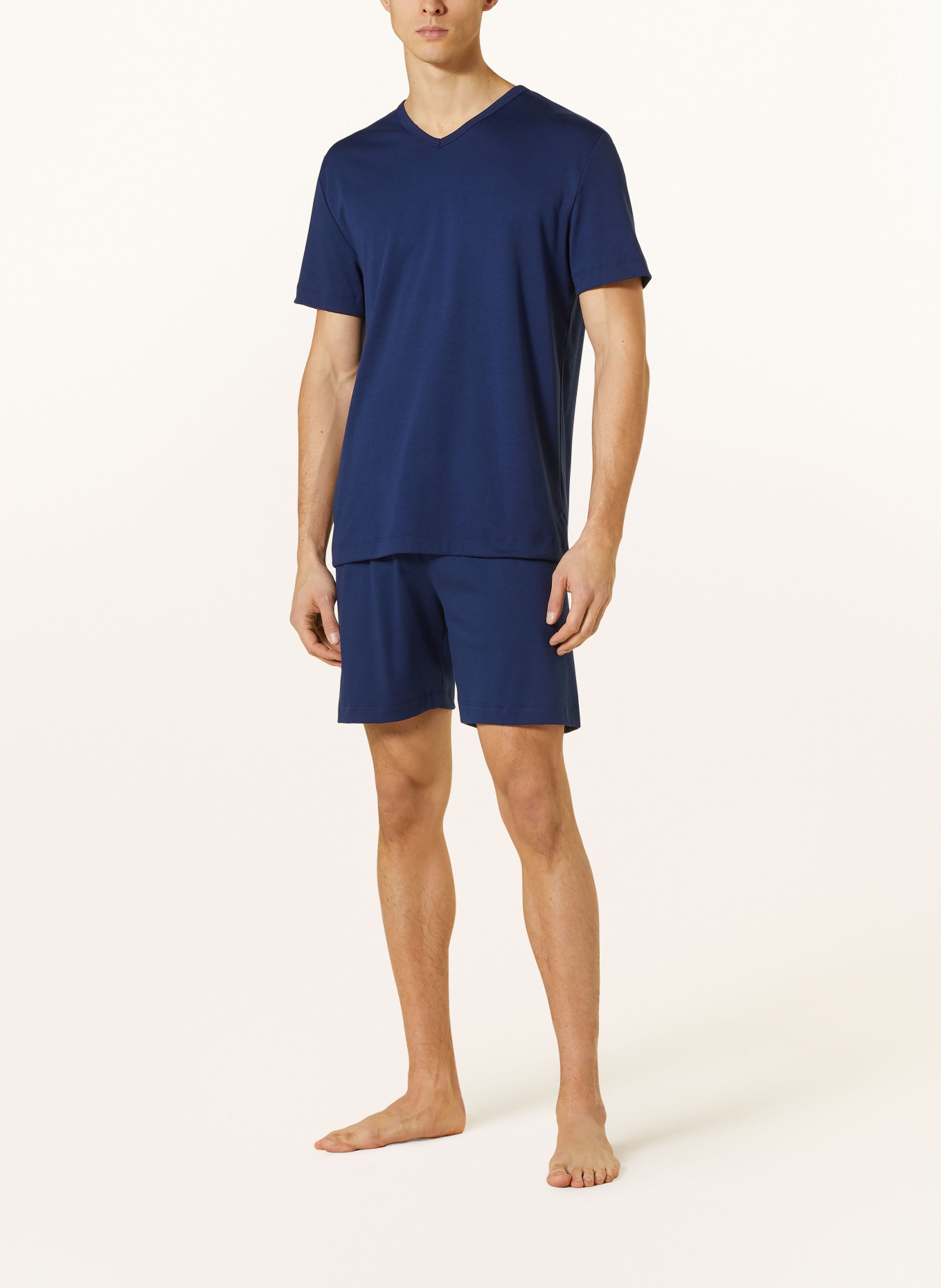mey Pajama shirt series SOLID NIGHT, Color: DARK BLUE (Image 2)
