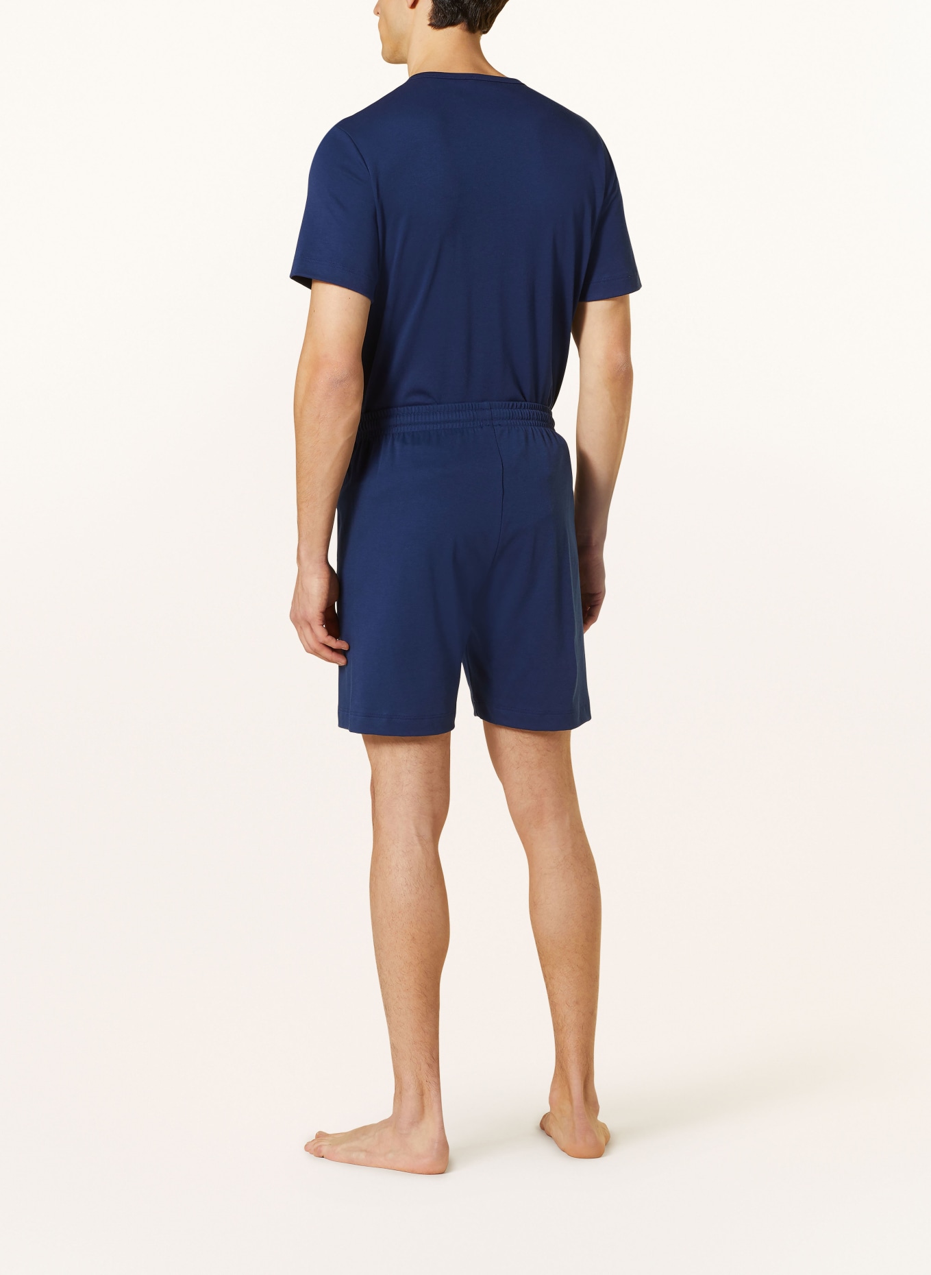 mey Pajama shorts series SOLID NIGHT, Color: DARK BLUE (Image 3)