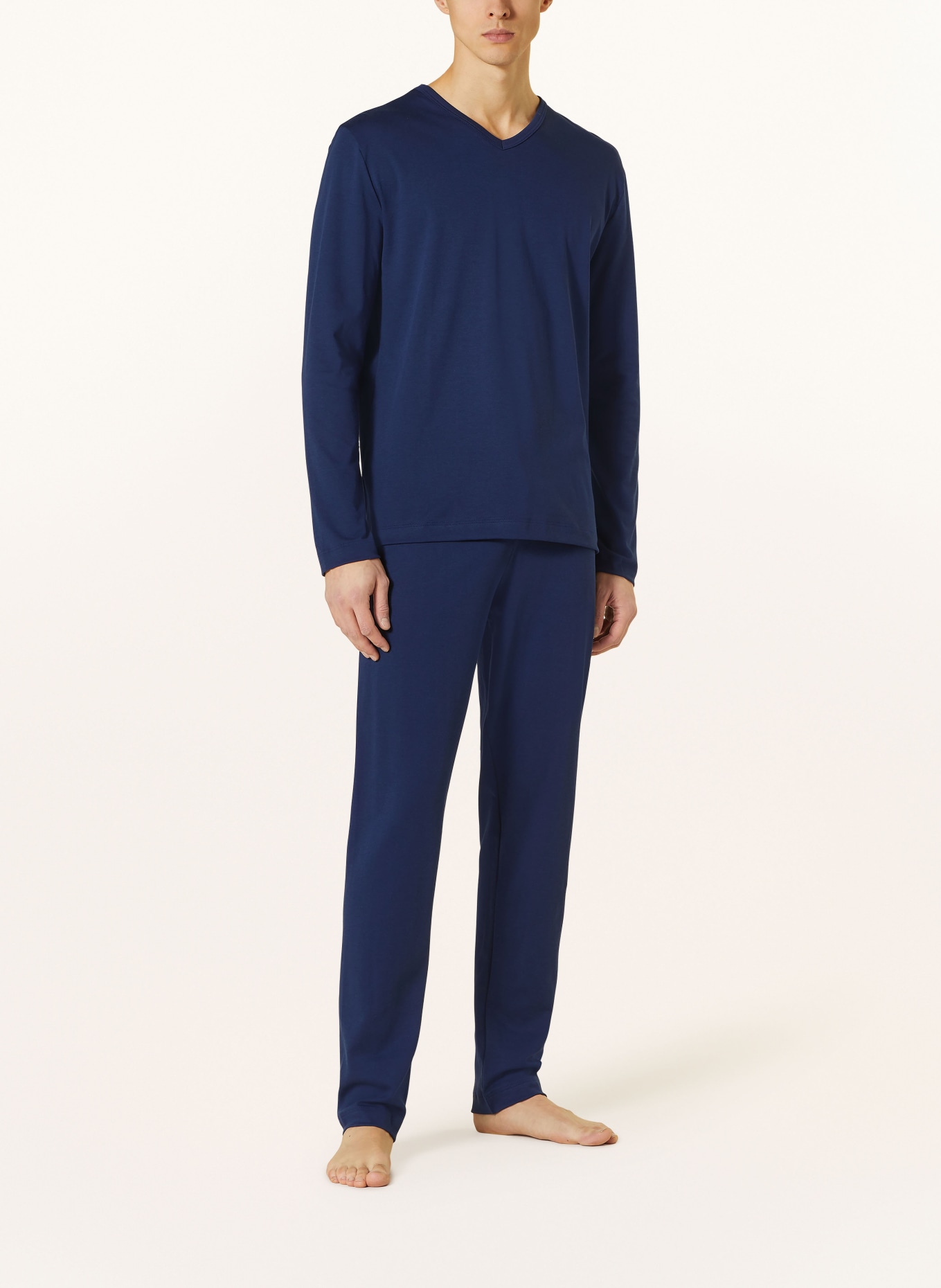 mey Pajama shirt series SOLID NIGHT, Color: DARK BLUE (Image 2)