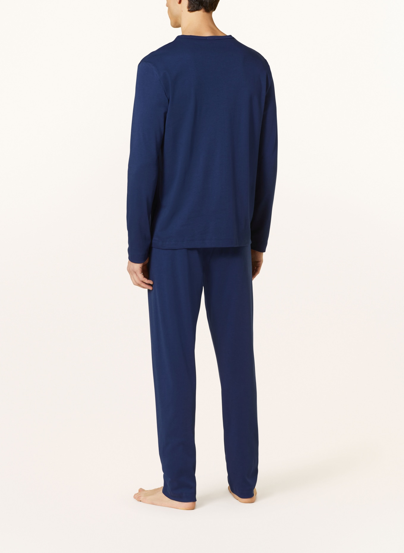 mey Pajama shirt series SOLID NIGHT, Color: DARK BLUE (Image 3)