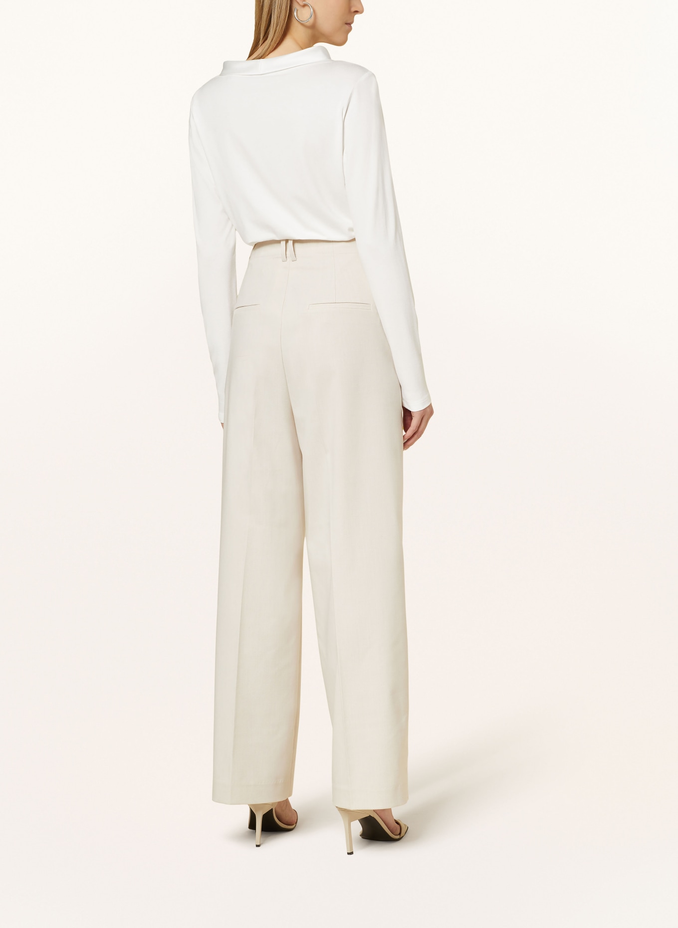 someday Long sleeve shirt KIRUNA in mixed materials, Color: WHITE (Image 3)