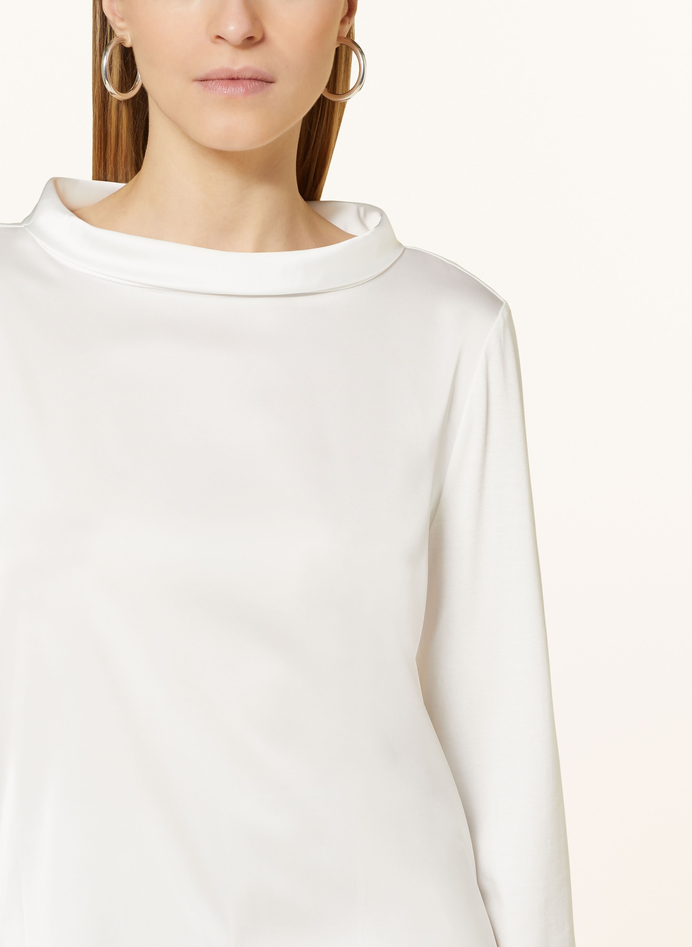 someday Long sleeve shirt KIRUNA in mixed materials, Color: WHITE (Image 4)