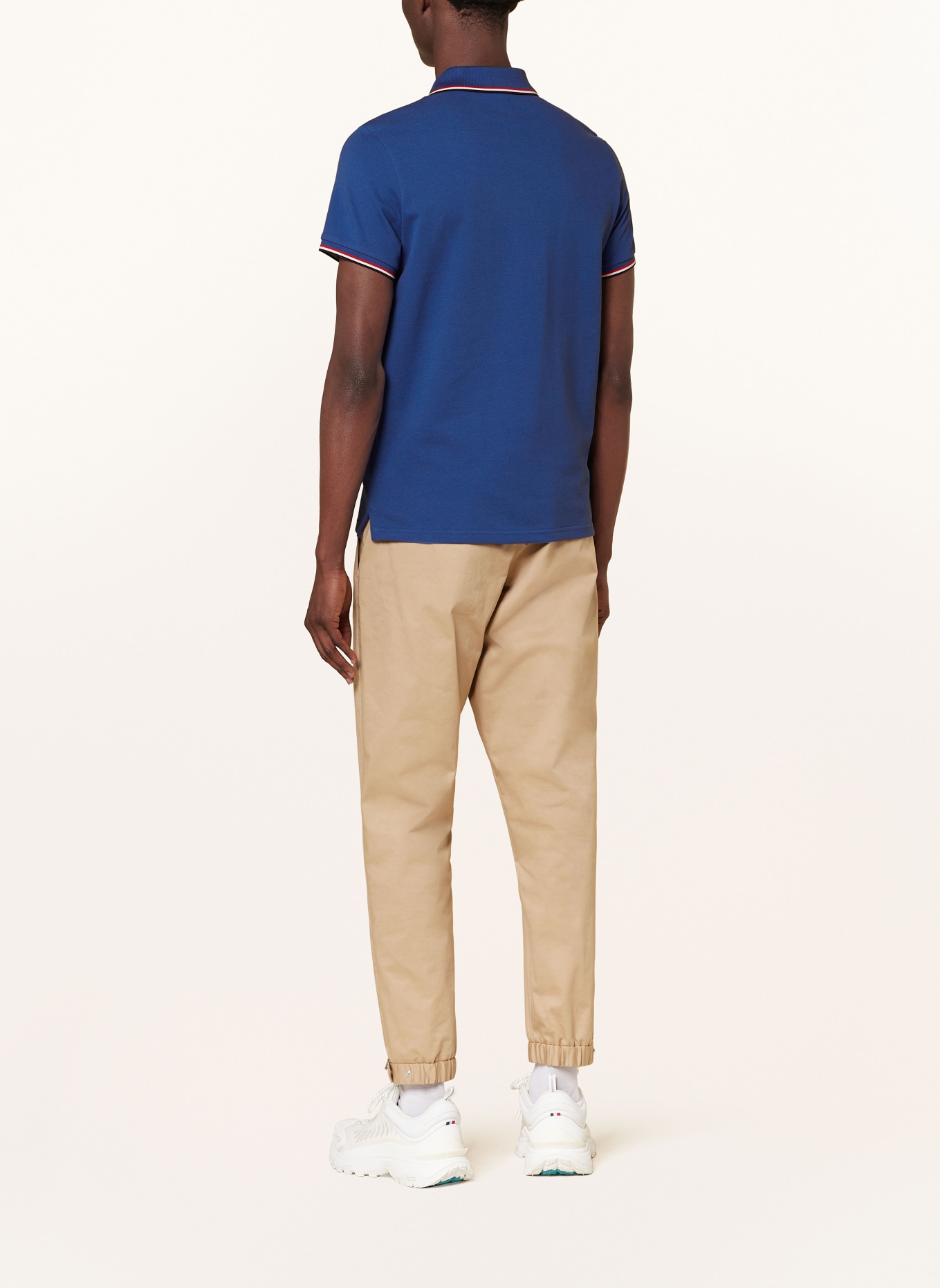 MONCLER Piqué-Poloshirt, Farbe: BLAU (Bild 3)
