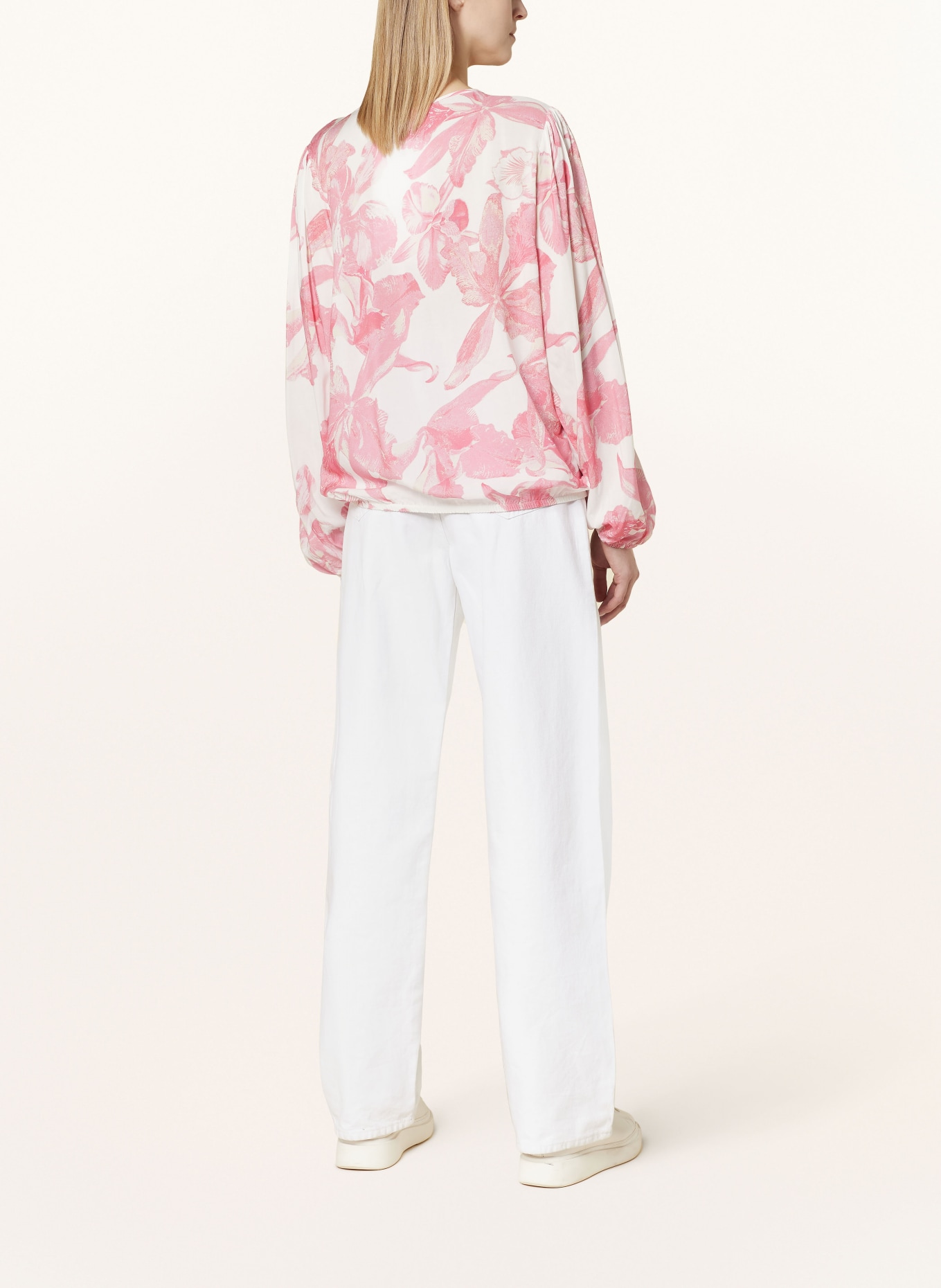 monari Shirt blouse, Color: WHITE/ PINK (Image 3)
