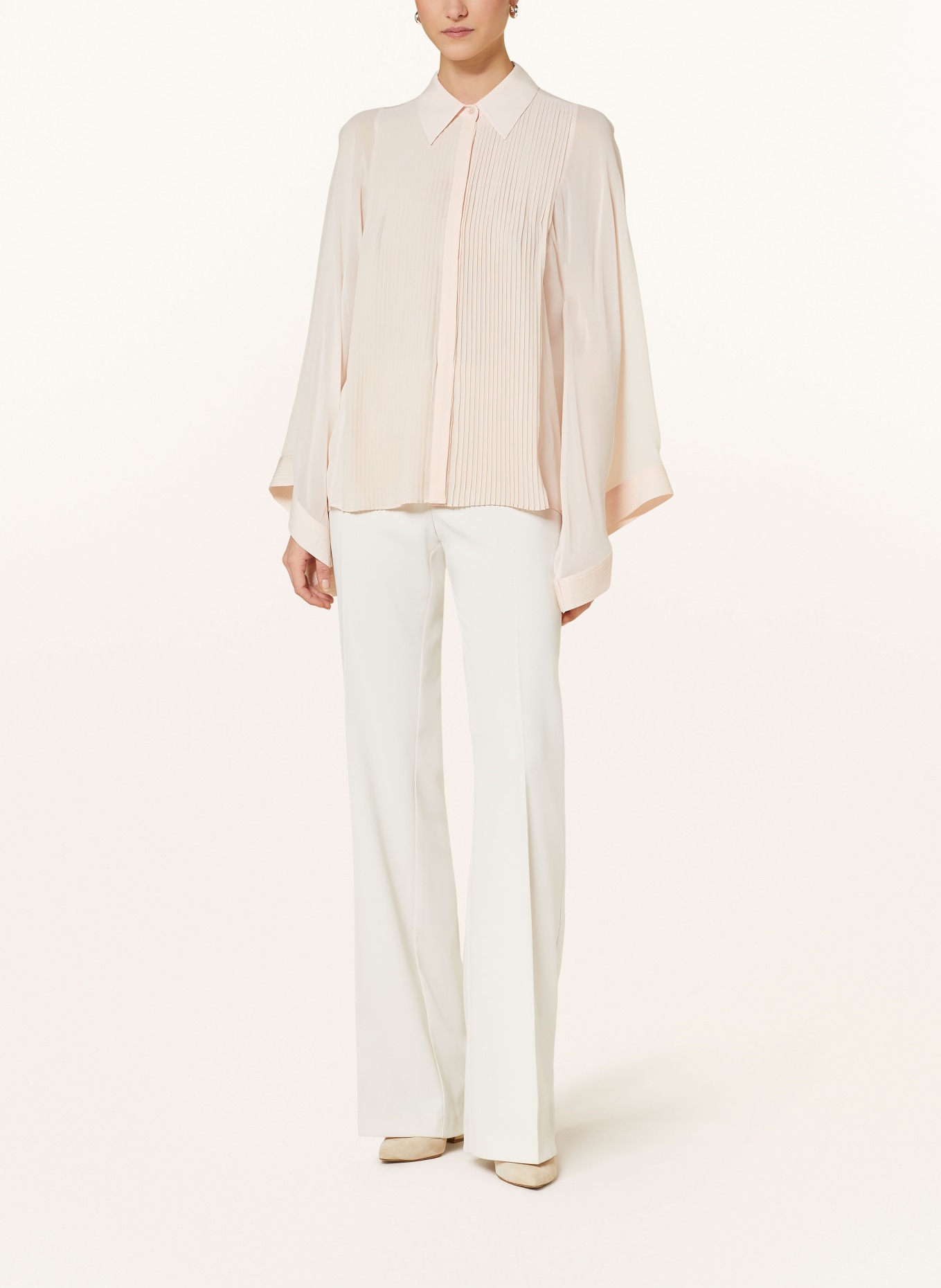 REISS Shirt blouse MAGDA with pleats, Color: NUDE (Image 2)