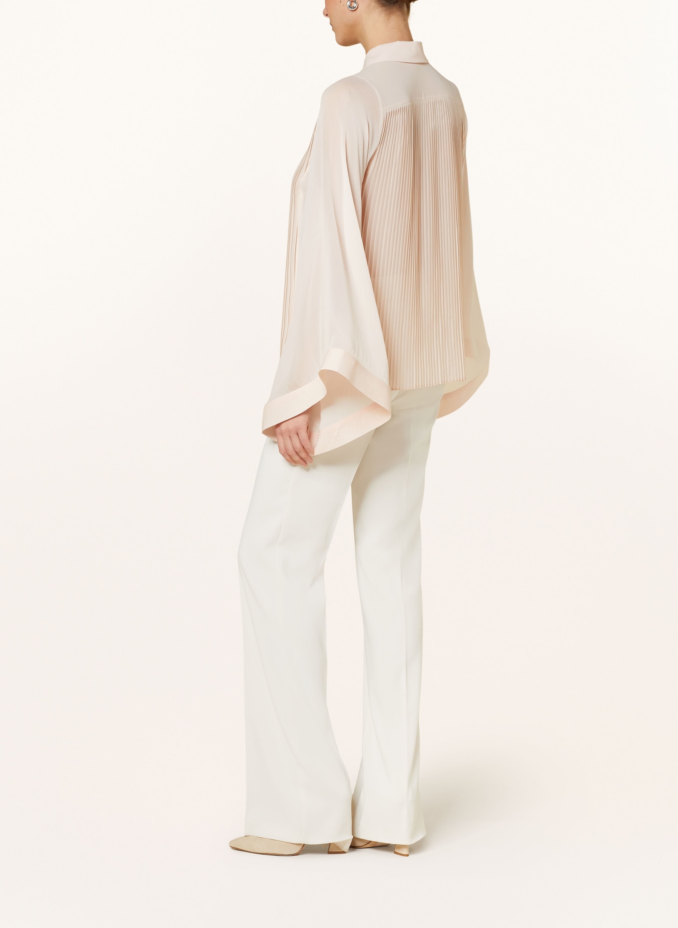 REISS Shirt blouse MAGDA with pleats, Color: NUDE (Image 3)