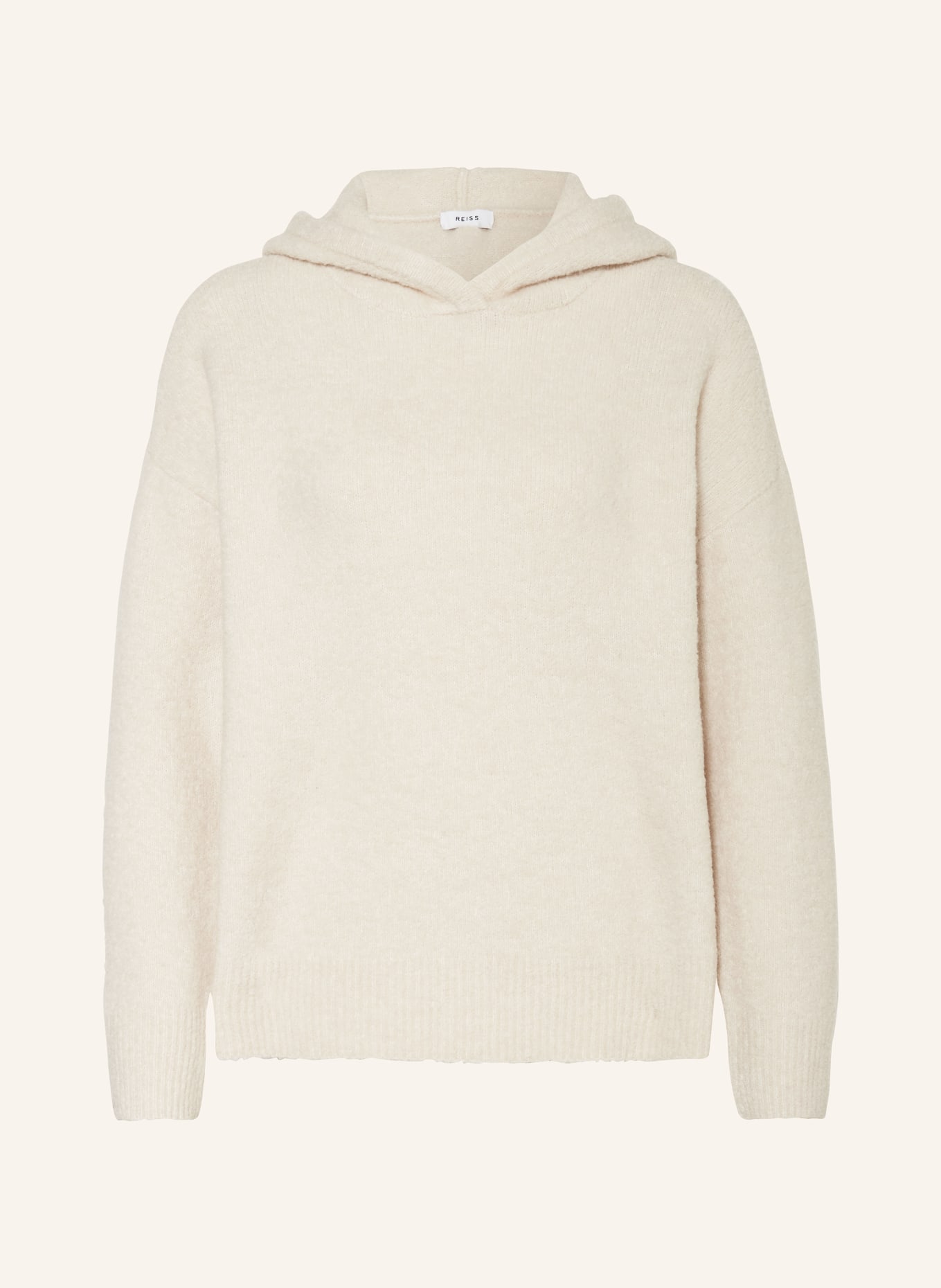 REISS Knit hoodie EMBER, Color: CREAM (Image 1)