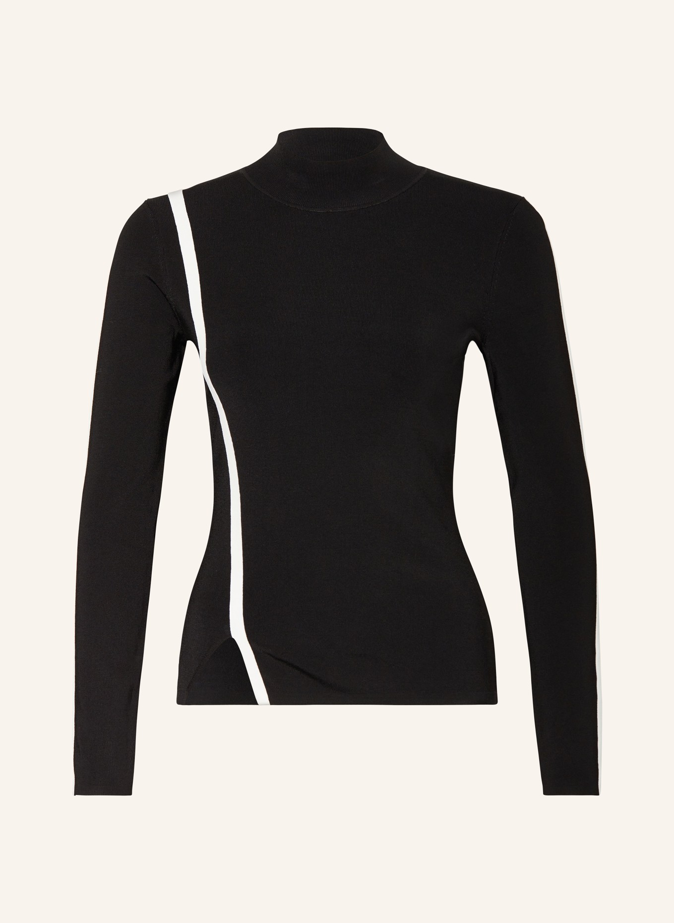 REISS Long sleeve shirt ANNA, Color: BLACK/ WHITE (Image 1)