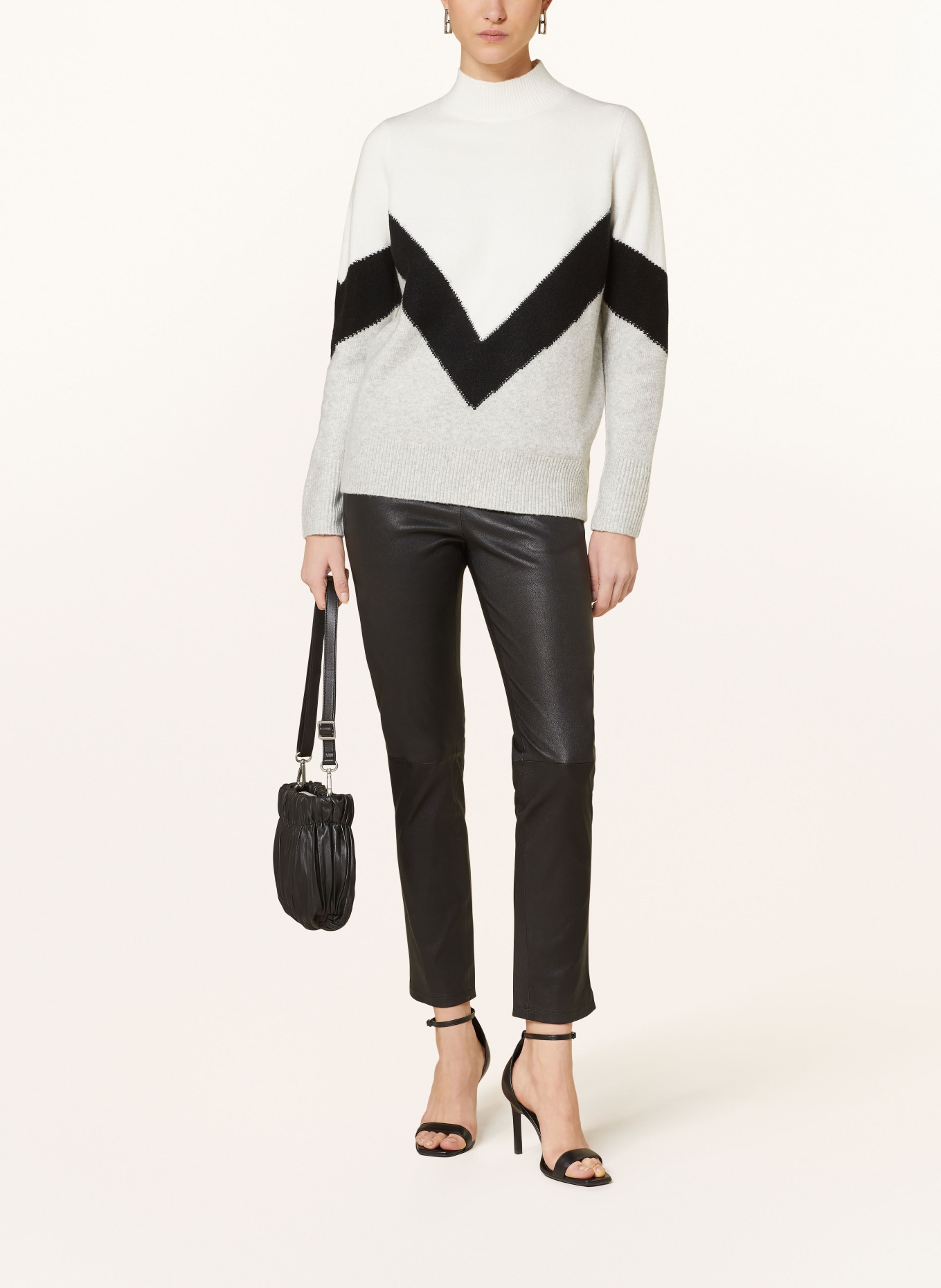REISS Sweater CLAUDE, Color: WHITE/ BLACK/ GRAY (Image 2)