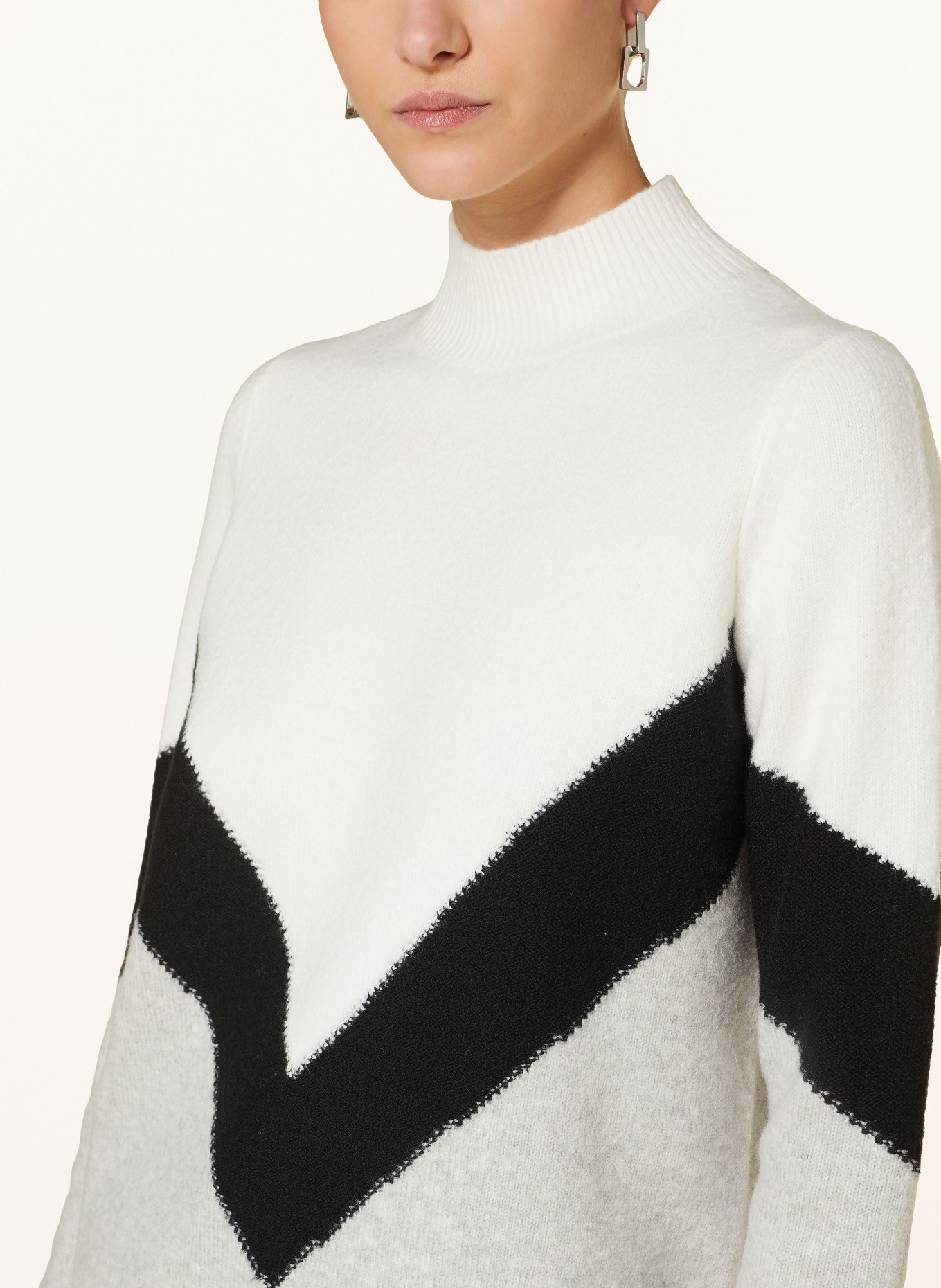 REISS Sweater CLAUDE, Color: WHITE/ BLACK/ GRAY (Image 4)