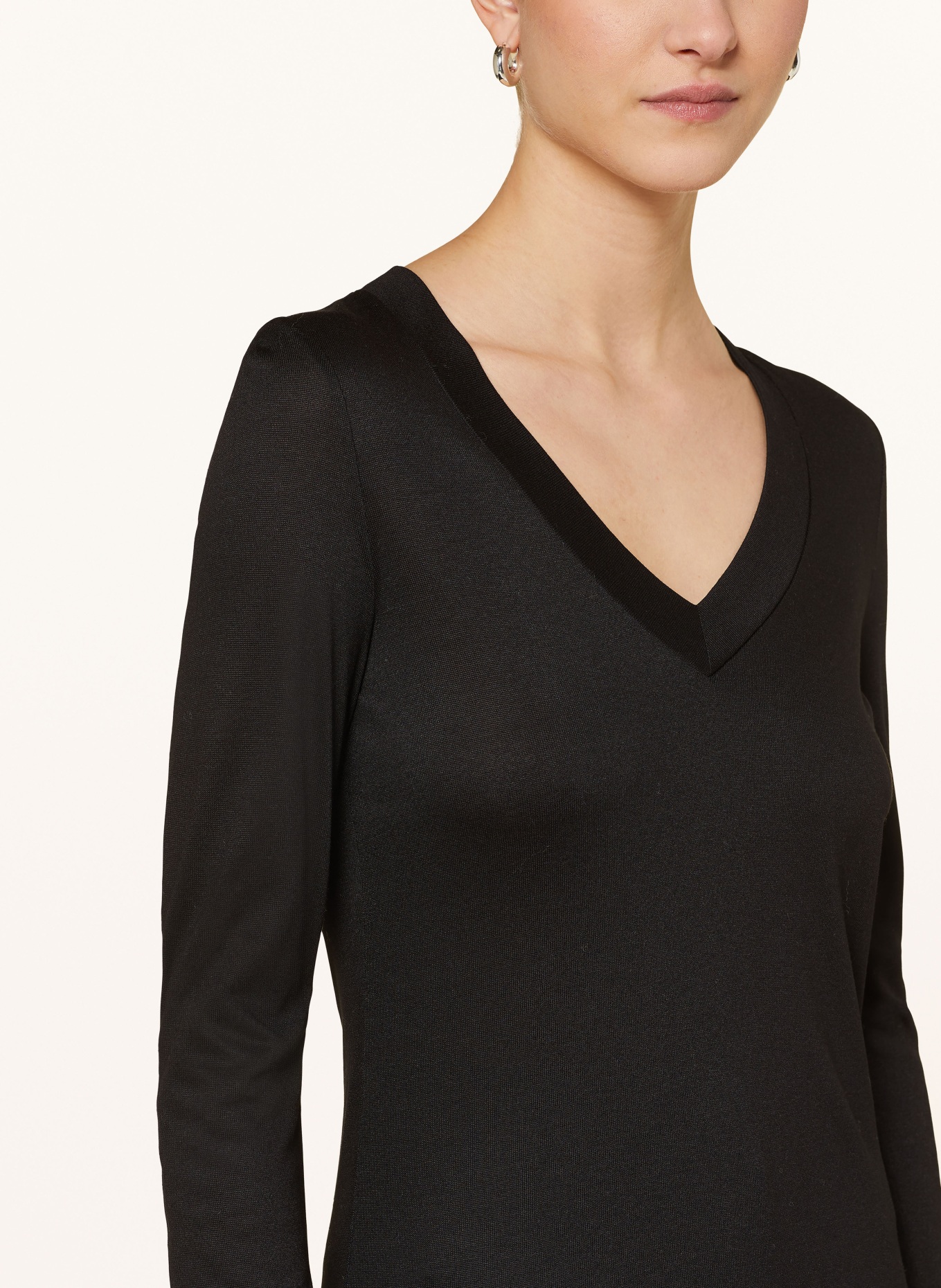 REISS Long sleeve shirt BRADY, Color: BLACK (Image 4)
