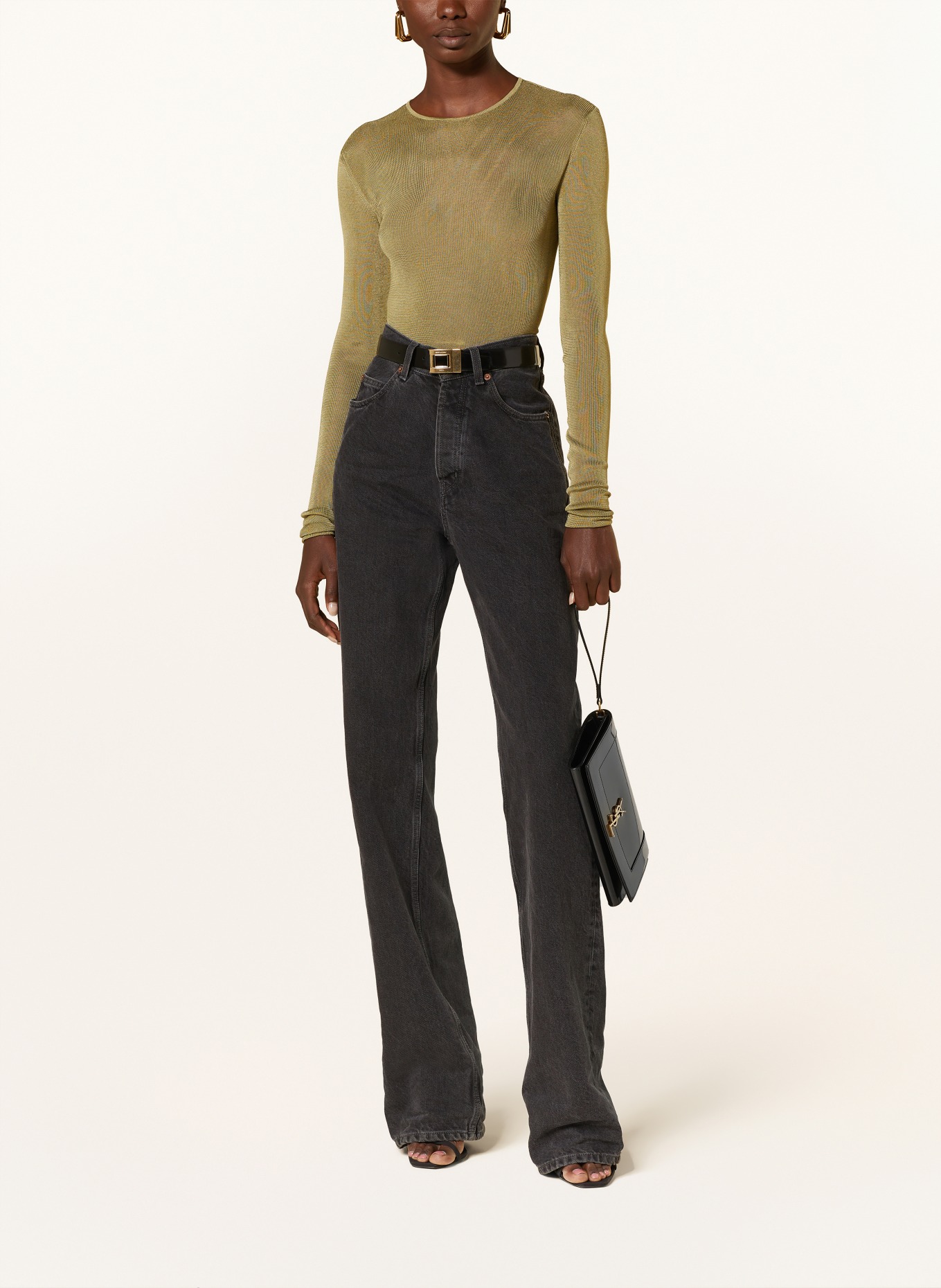 SAINT LAURENT Pullover, Farbe: OLIV (Bild 2)