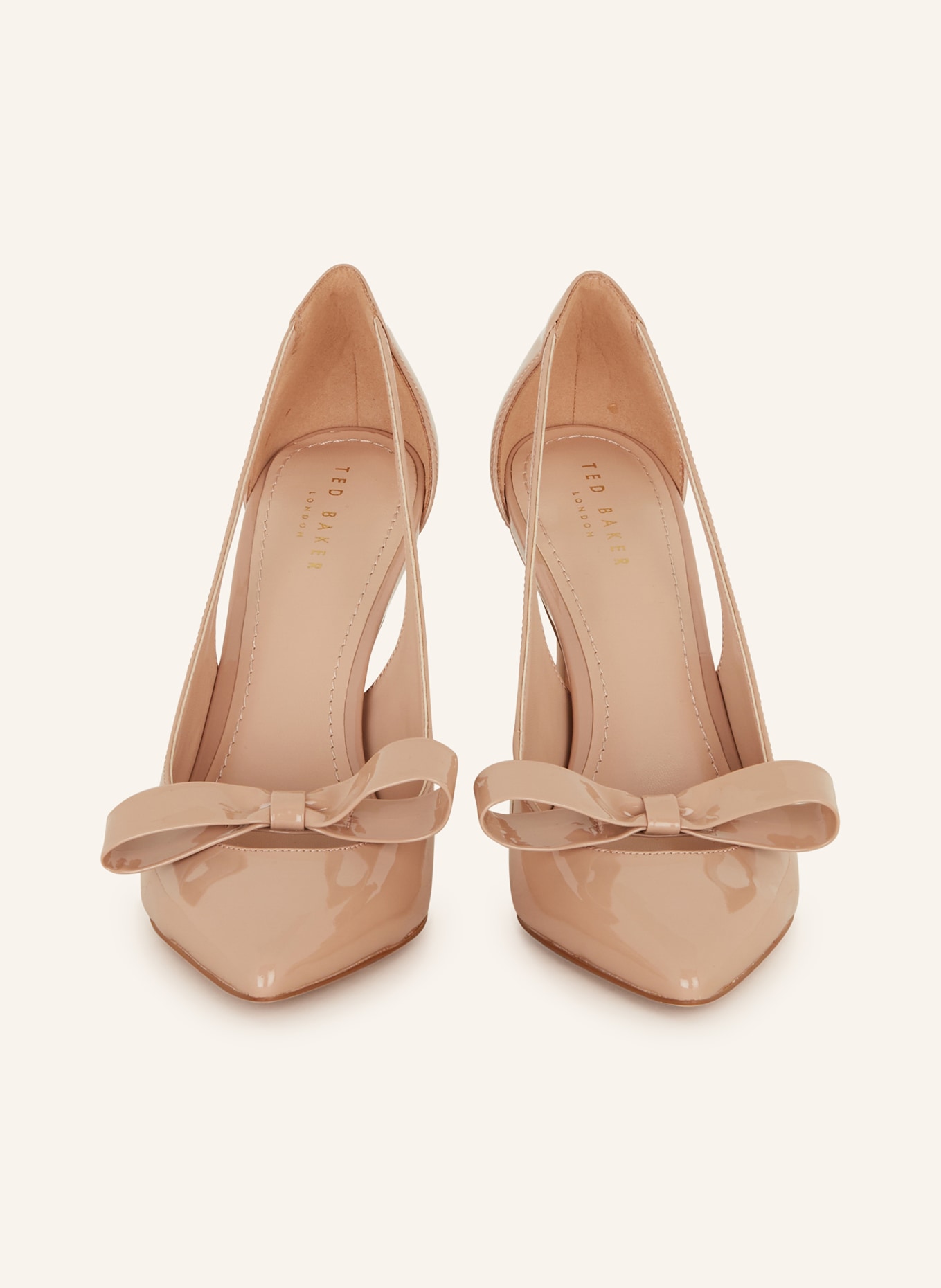 TED BAKER Patent pumps ORLINEY, Color: NUDE (Image 3)