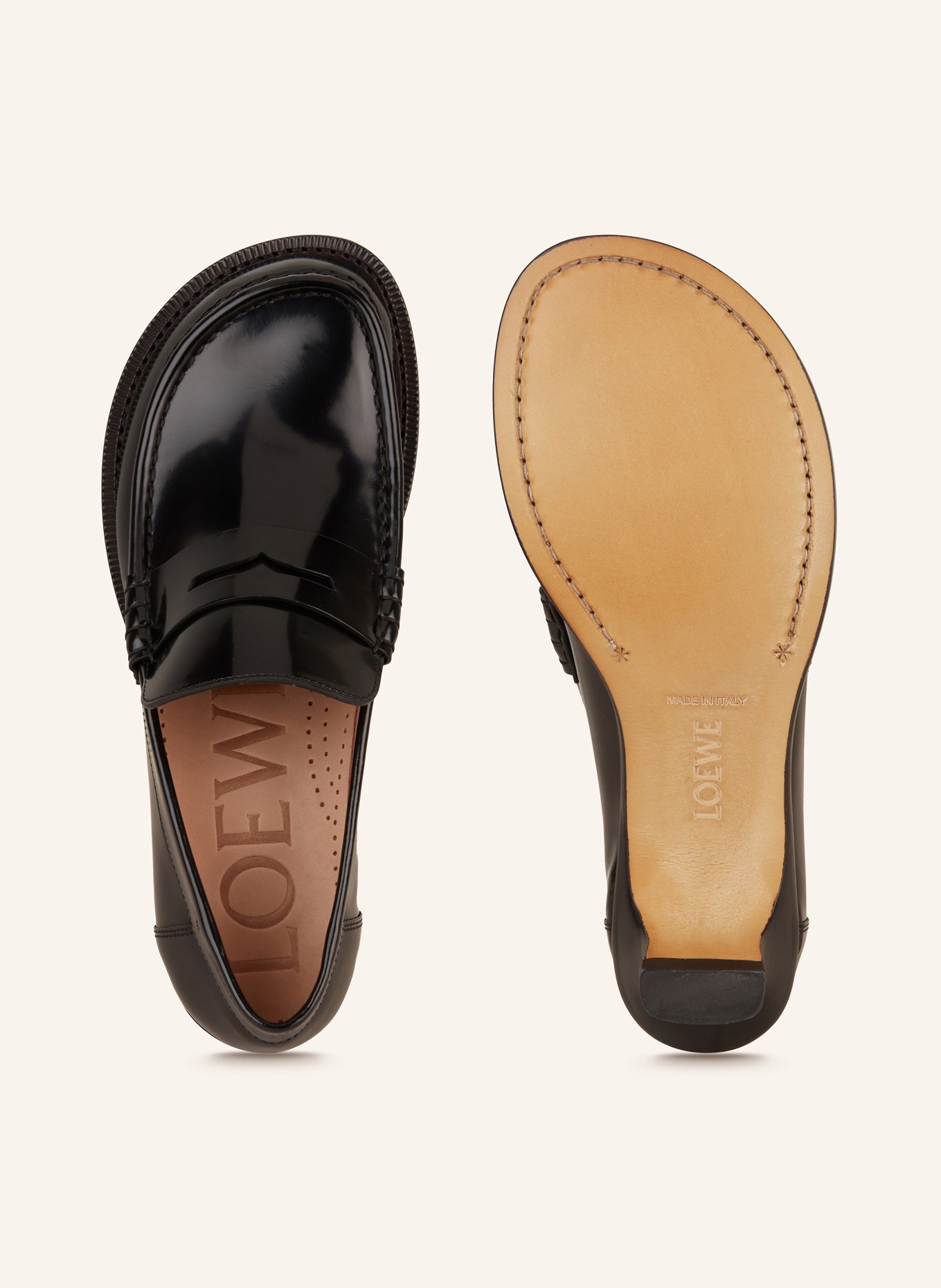 LOEWE Penny loafers CAMPO, Color: BLACK (Image 5)
