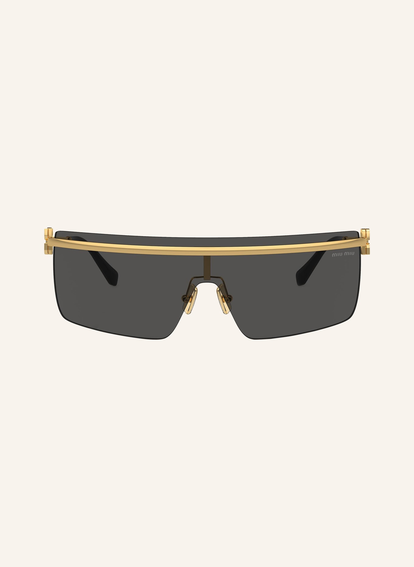 MIU MIU Sunglasses MU 50ZS, Color: 5AK5S0 - GOLD/ DARK GRAY (Image 2)