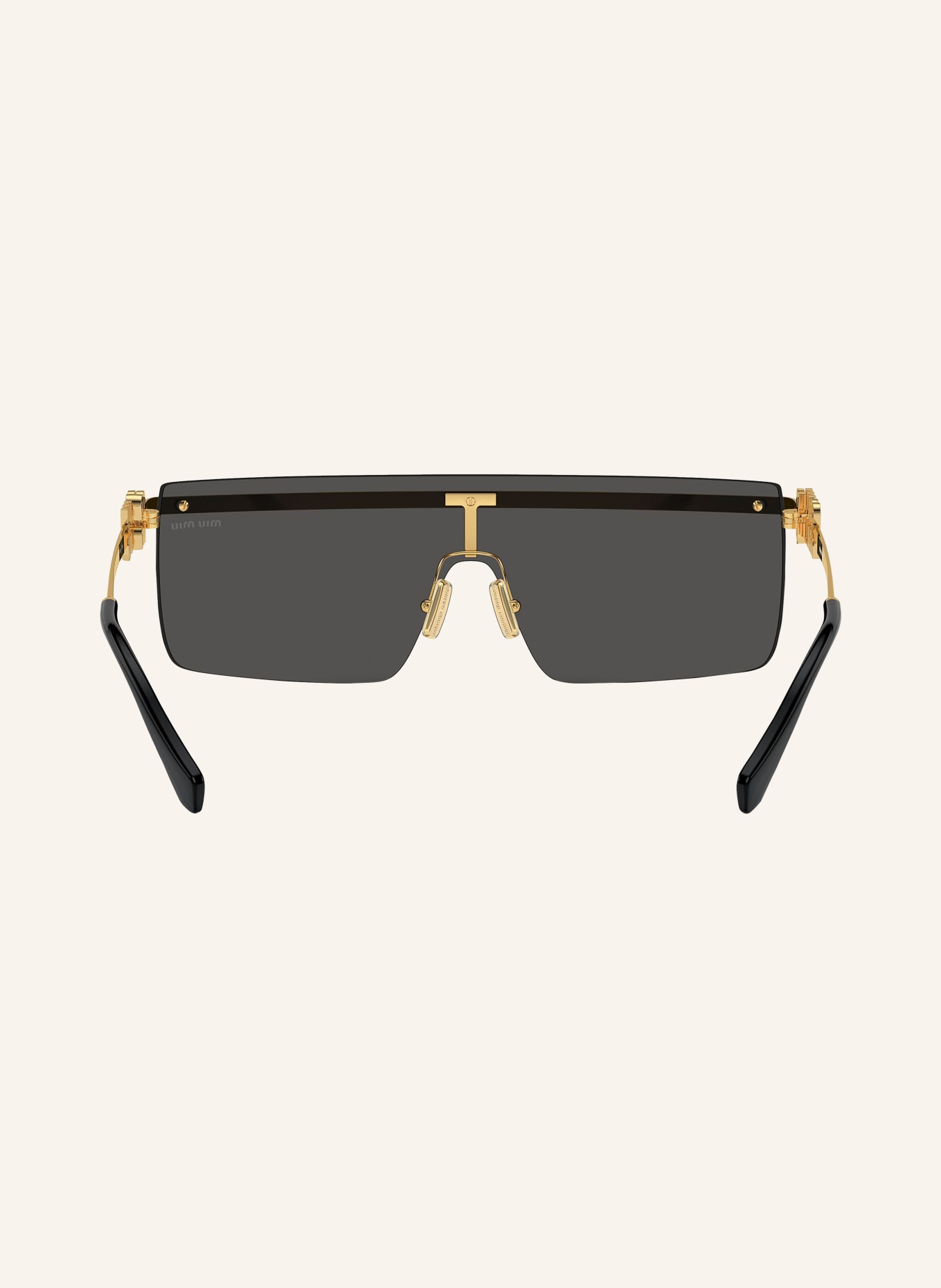 MIU MIU Sunglasses MU 50ZS, Color: 5AK5S0 - GOLD/ DARK GRAY (Image 4)