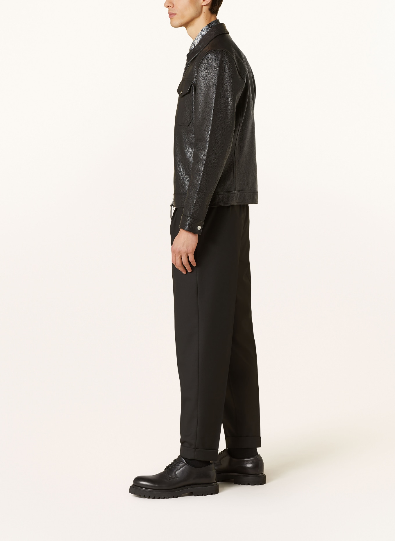 REISS Hose BRIGHTON Relaxed Fit, Farbe: SCHWARZ (Bild 4)