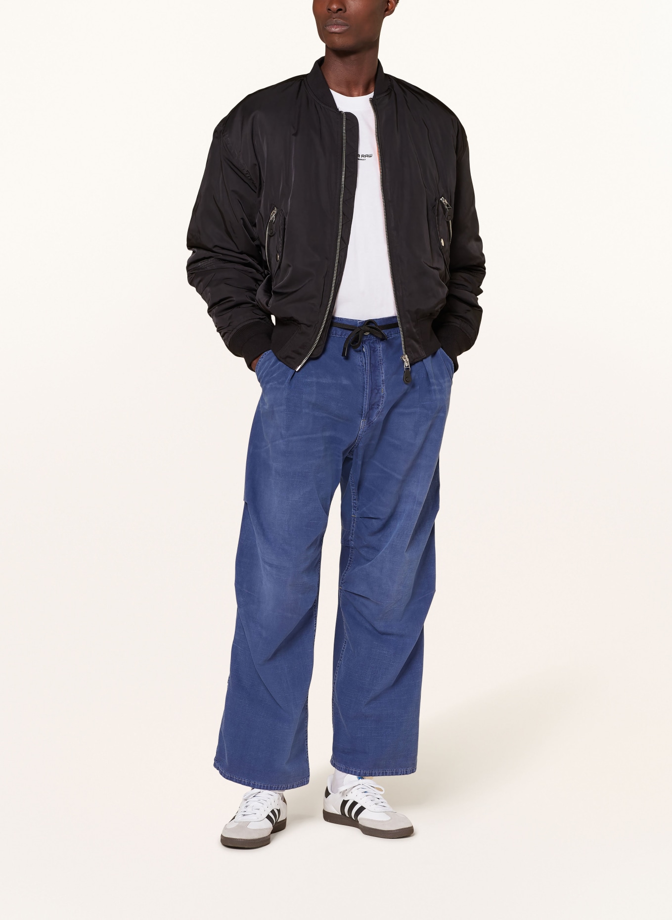 G-Star RAW Trousers straight fit, Color: G335 faded ciel blue gd (Image 2)