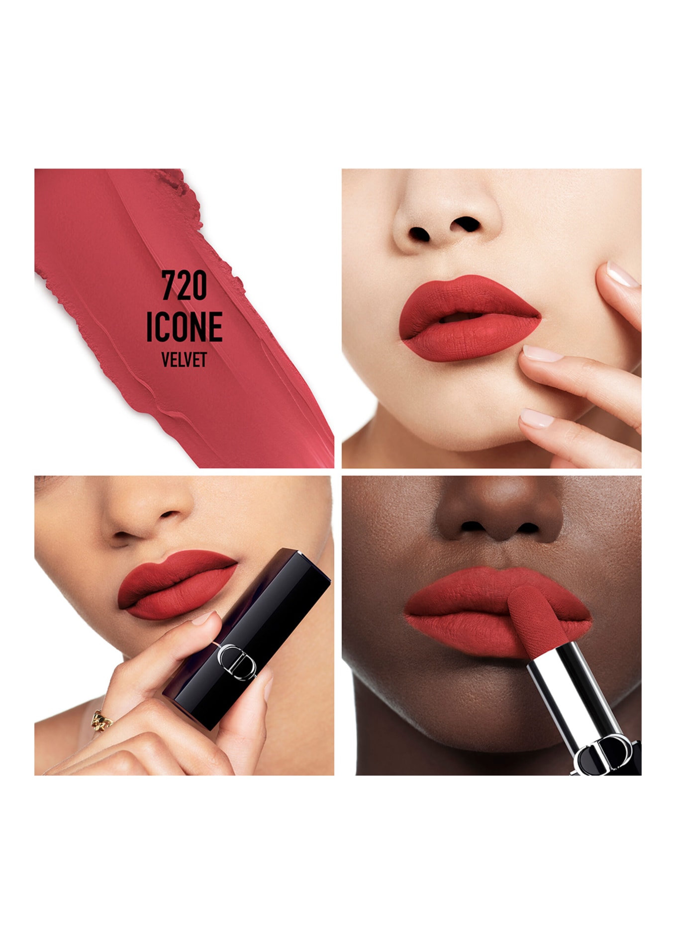 DIOR ROUGE DIOR VELVET: 720 ICONE