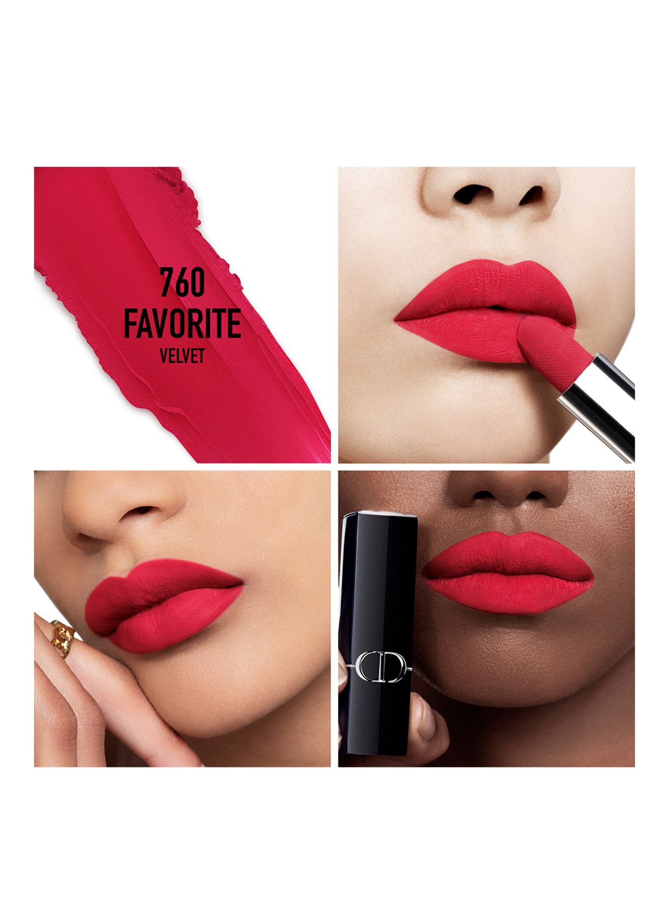 DIOR ROUGE DIOR VELVET: 760 FAVORITE