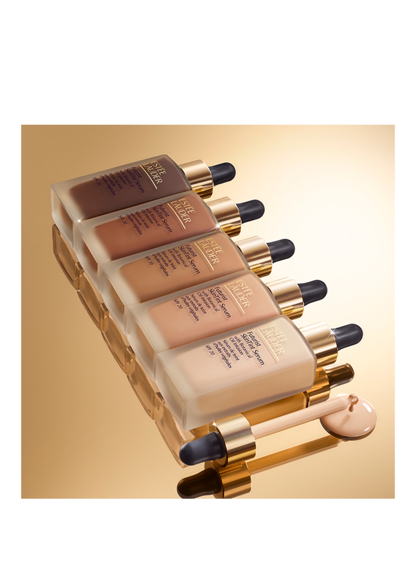 ESTÉE LAUDER FUTURIST SKINTINT SERUM: 4N1 SHELL BEIGE