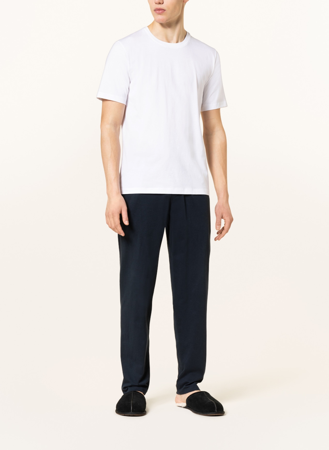 HANRO Pajama shirt LIVING, Color: WHITE (Image 2)