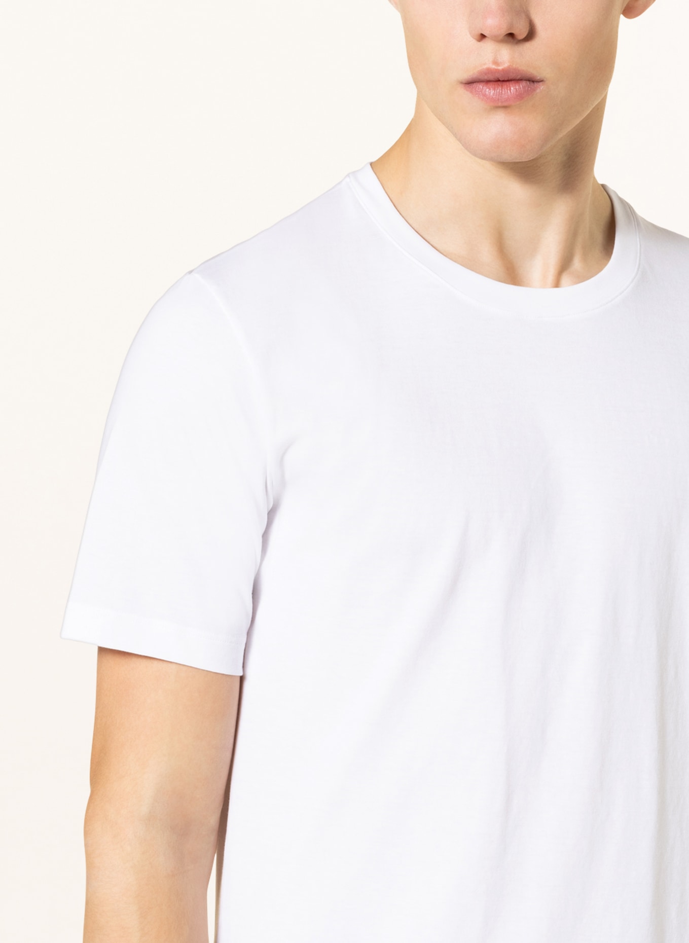 HANRO Pajama shirt LIVING, Color: WHITE (Image 4)