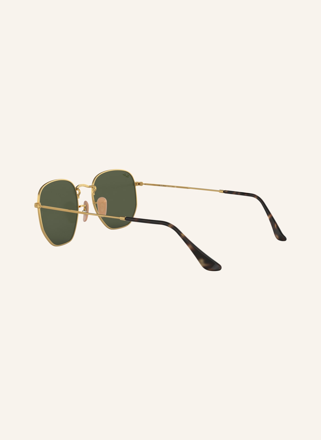 Ray-Ban Sunglasses RB3548N , Color: 001- GOLD/GREEN (Image 4)