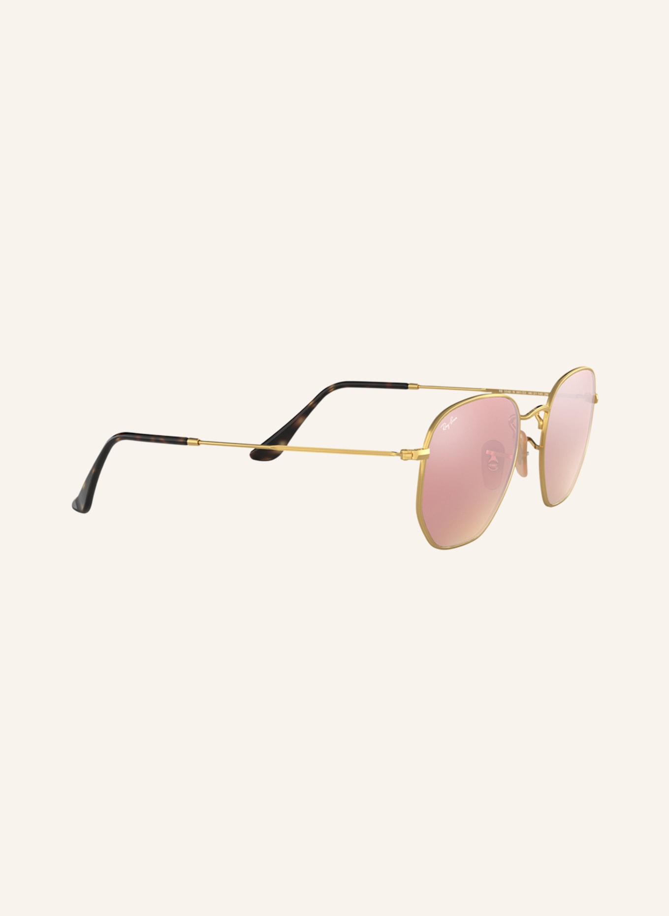 Ray-Ban Sonnenbrille RB3548N: 001/Z2 - GOLD/ BRAUN VERSPIEGELT