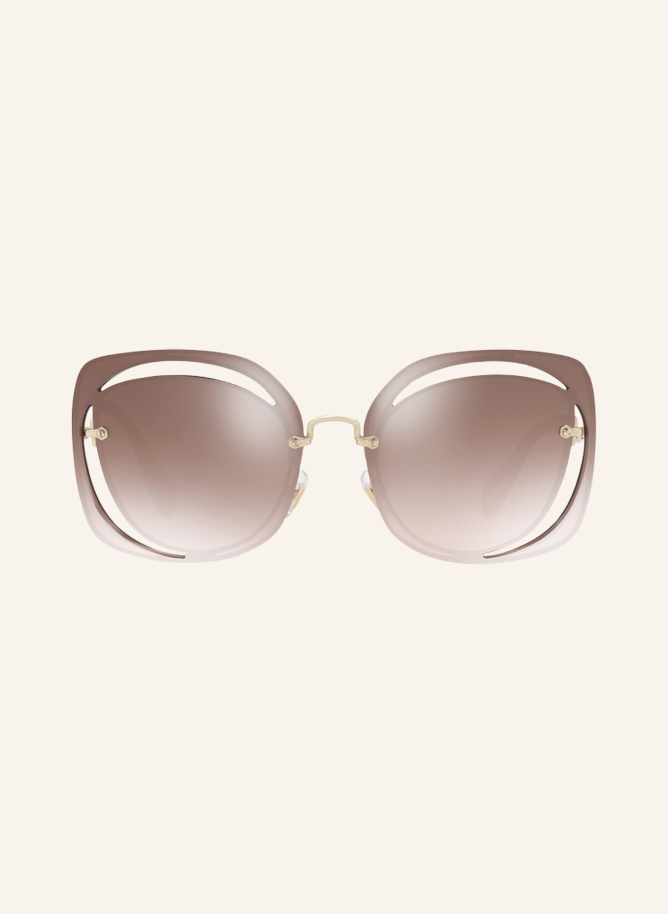 MIU MIU Sonnenbrille MU 54SS, Farbe: DHOAD5 - BRAUN/ BRAUN VERLAUF (Bild 2)