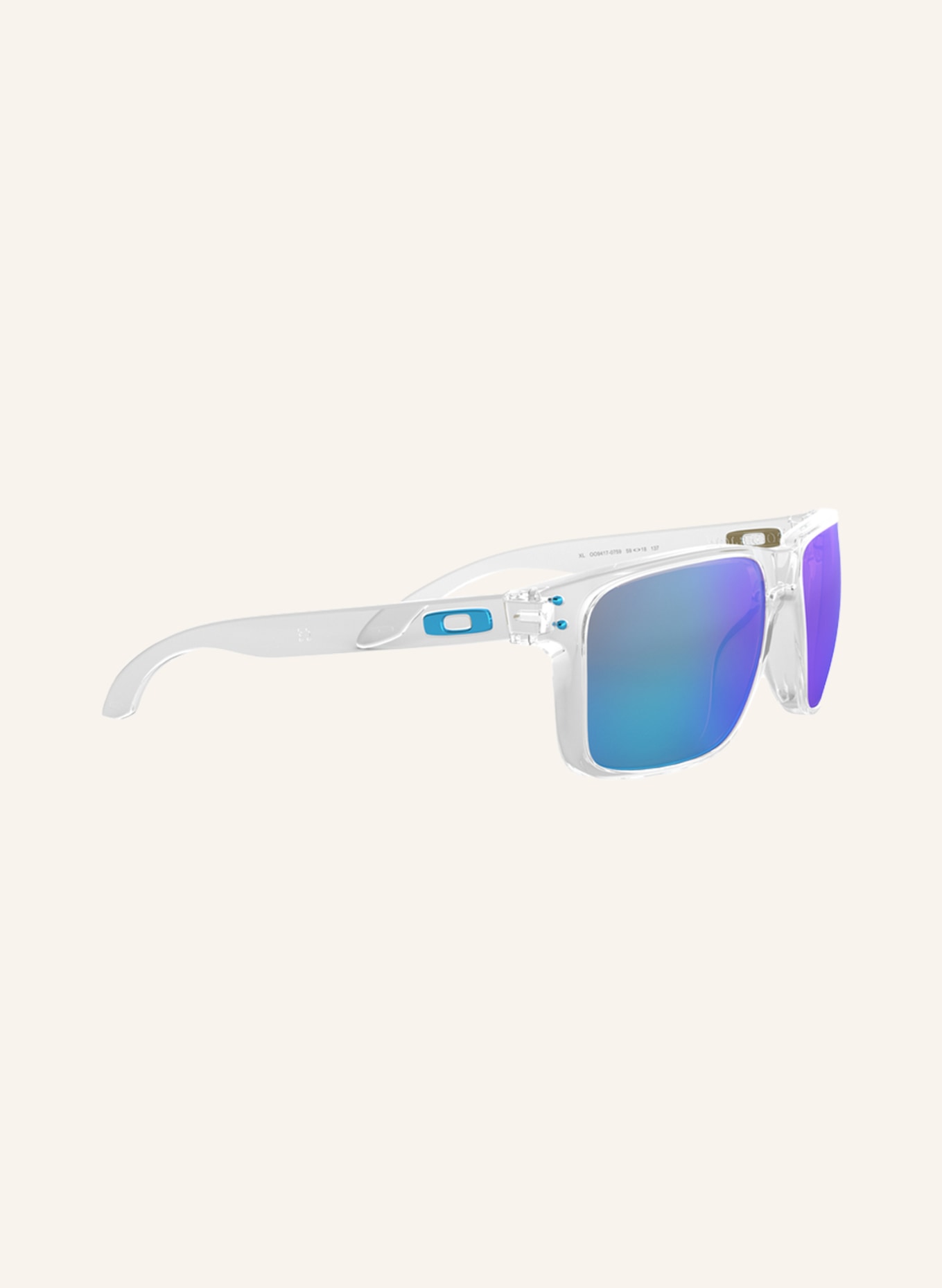OAKLEY Sunglasses HOLBROOK XL, Color: 941707 - TRANSPARENT/BLUE MIRRORED (Image 3)