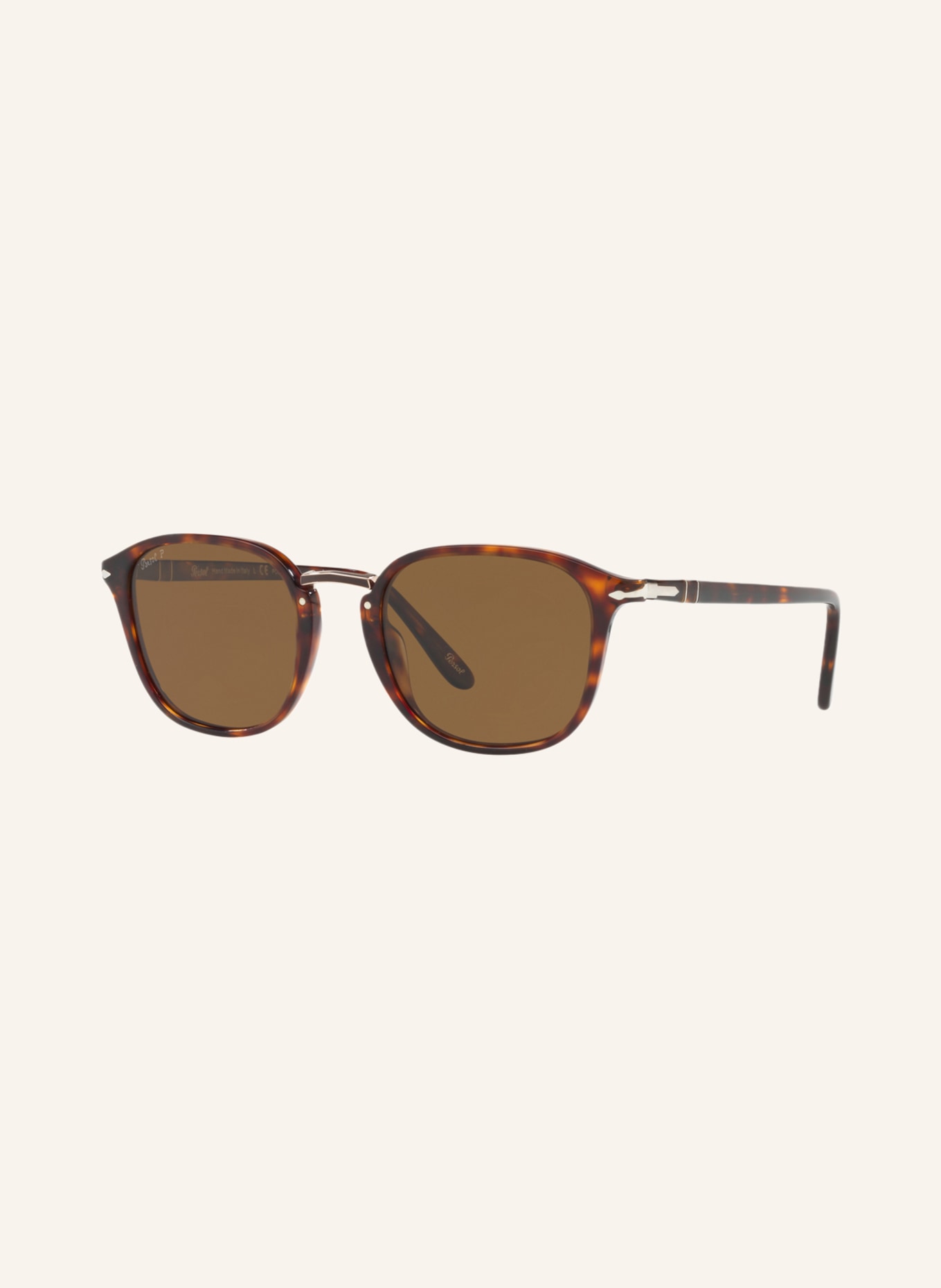 Persol Sunglasses PO3186S, Color: 24/ 57 - HAVANA - BROWN POLARIZED (Image 1)