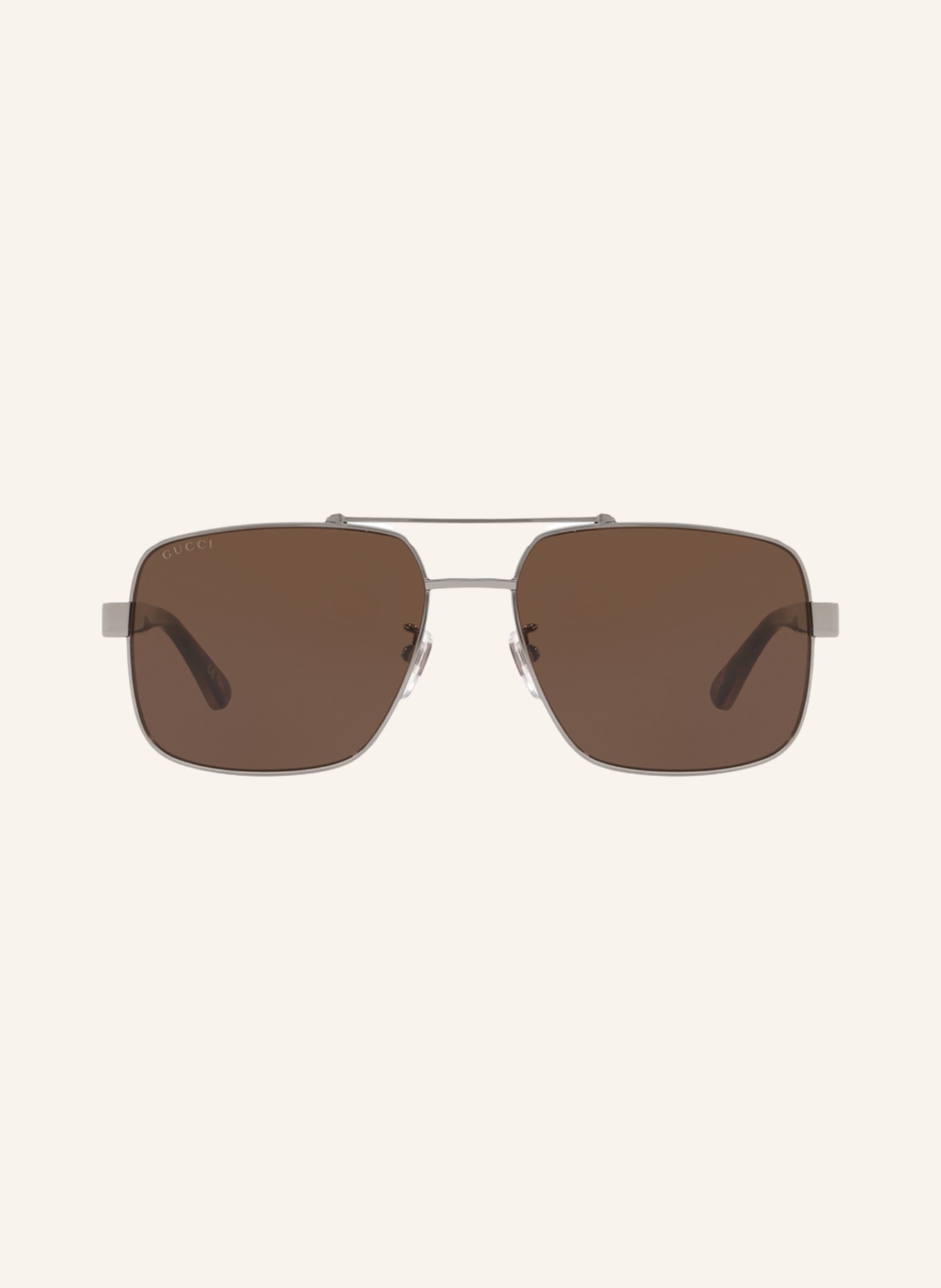 GUCCI Sunglasses GC001245, Color: 4240D1 - SILVER/BROWN (Image 2)
