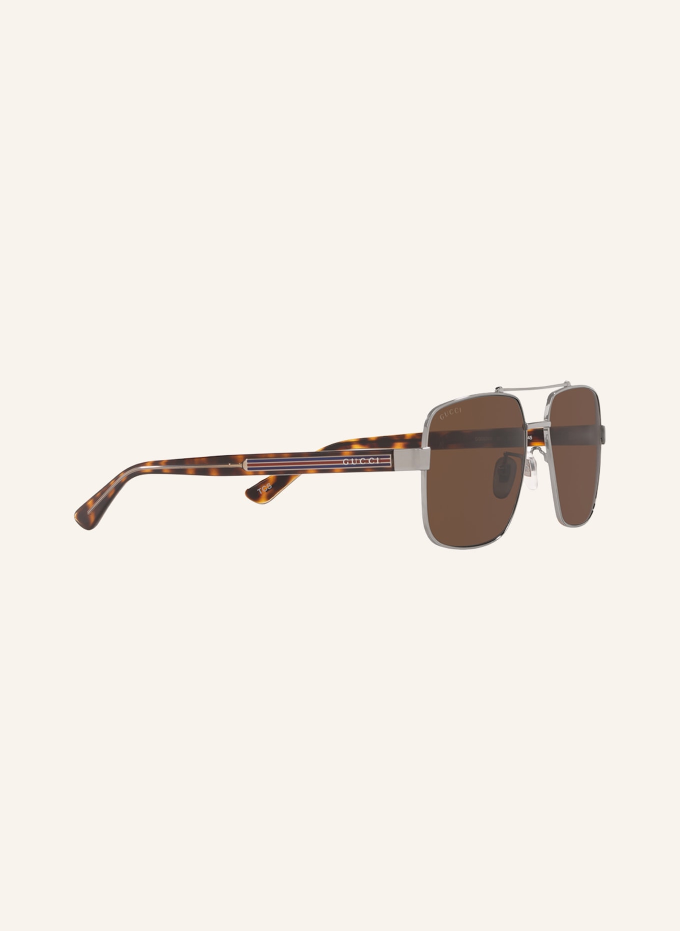 GUCCI Sunglasses GC001245, Color: 4240D1 - SILVER/BROWN (Image 3)