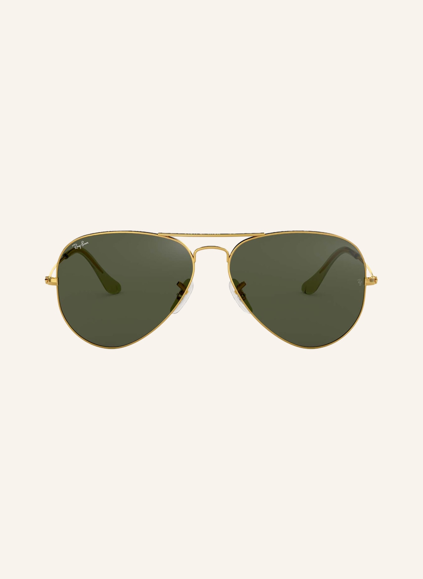 Ray-Ban Sunglasses RB3025 AVIATOR: L0205 - GOLD/GREEN