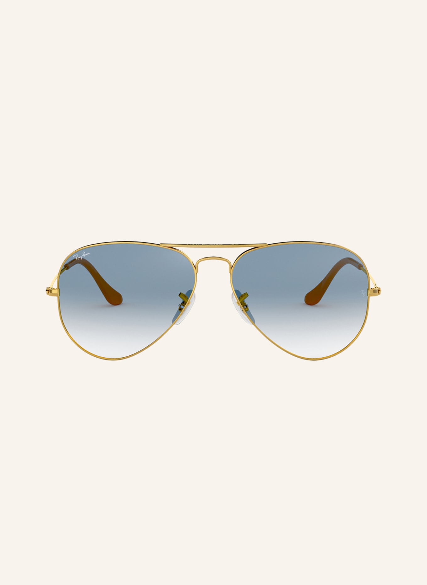 Ray-Ban Sonnenbrille RB3025 AVIATOR: 001/3F - GOLD/ BLAU VERLAUF