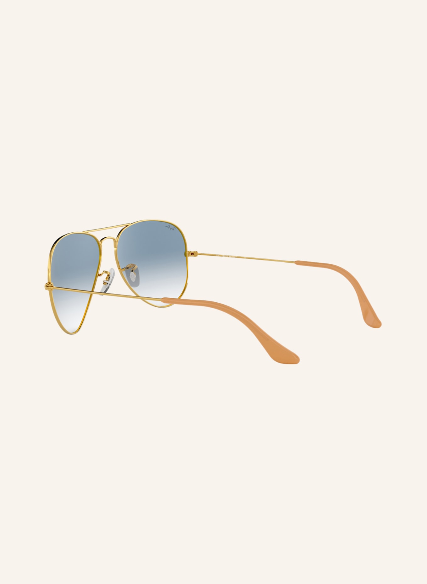 Ray-Ban Sonnenbrille RB3025 AVIATOR: 001/3F - GOLD/ BLAU VERLAUF