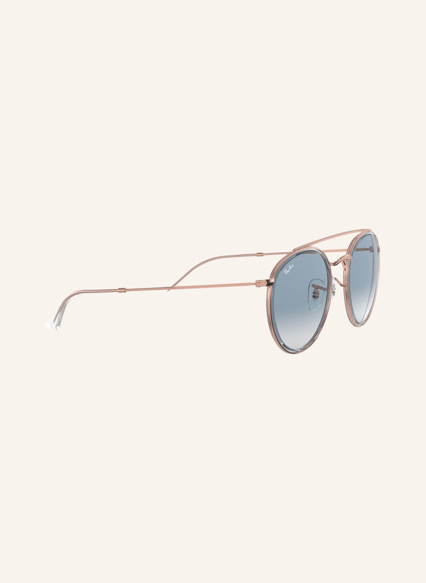 Ray-Ban Sonnenbrille RB3647N ROUND: 90683F - GOLD/ BLAU VERLAUF