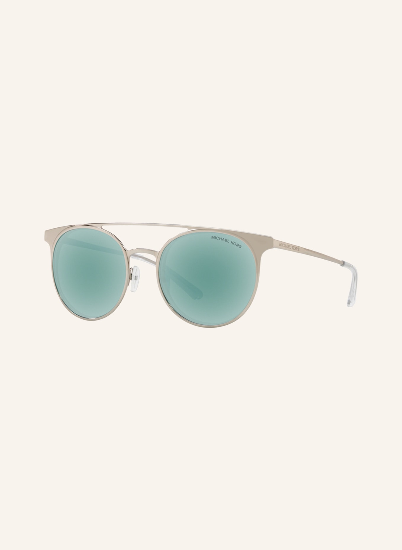MICHAEL KORS Sunglasses MK1030 GRAYTON, Color: 113725 - SILVER/LIGHT BLUE MIRRORED (Image 1)