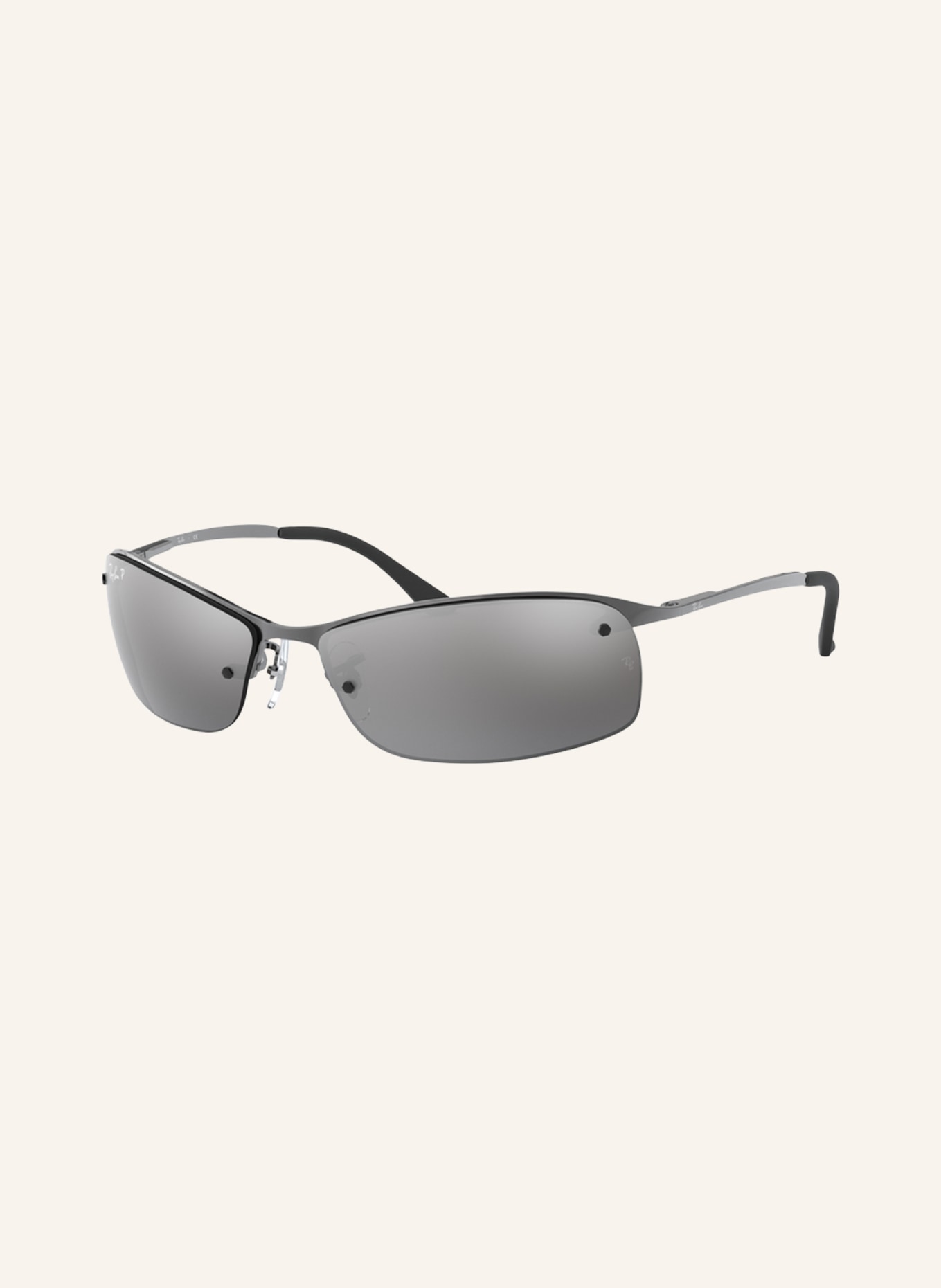 Ray-Ban Sonnenbrille RB3183: 004/82 - SCHWARZ/ GRAU POLARISIERT