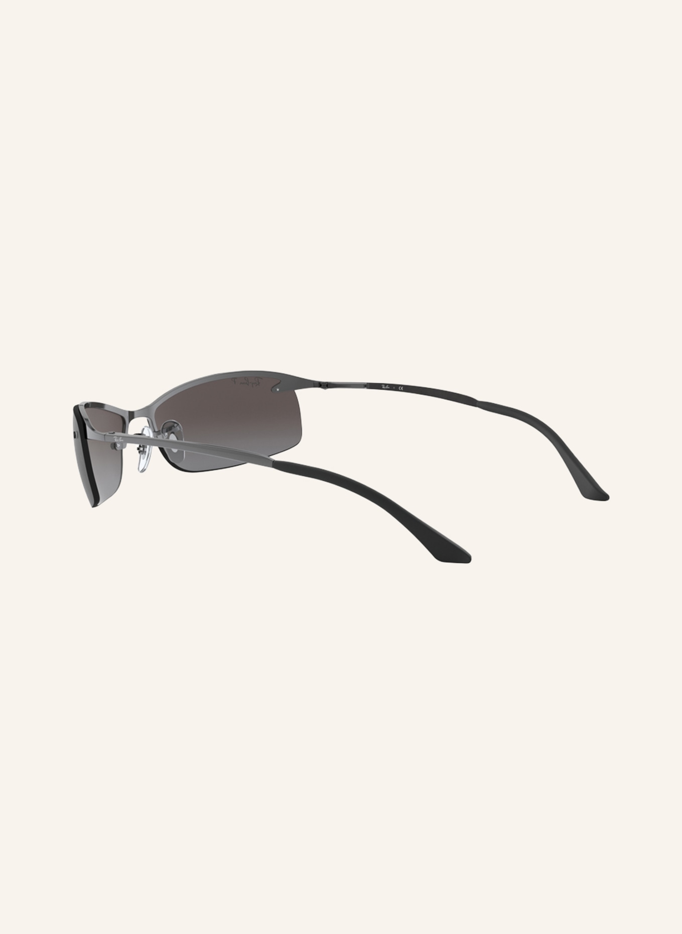 Ray-Ban Sonnenbrille RB3183: 004/82 - SCHWARZ/ GRAU POLARISIERT