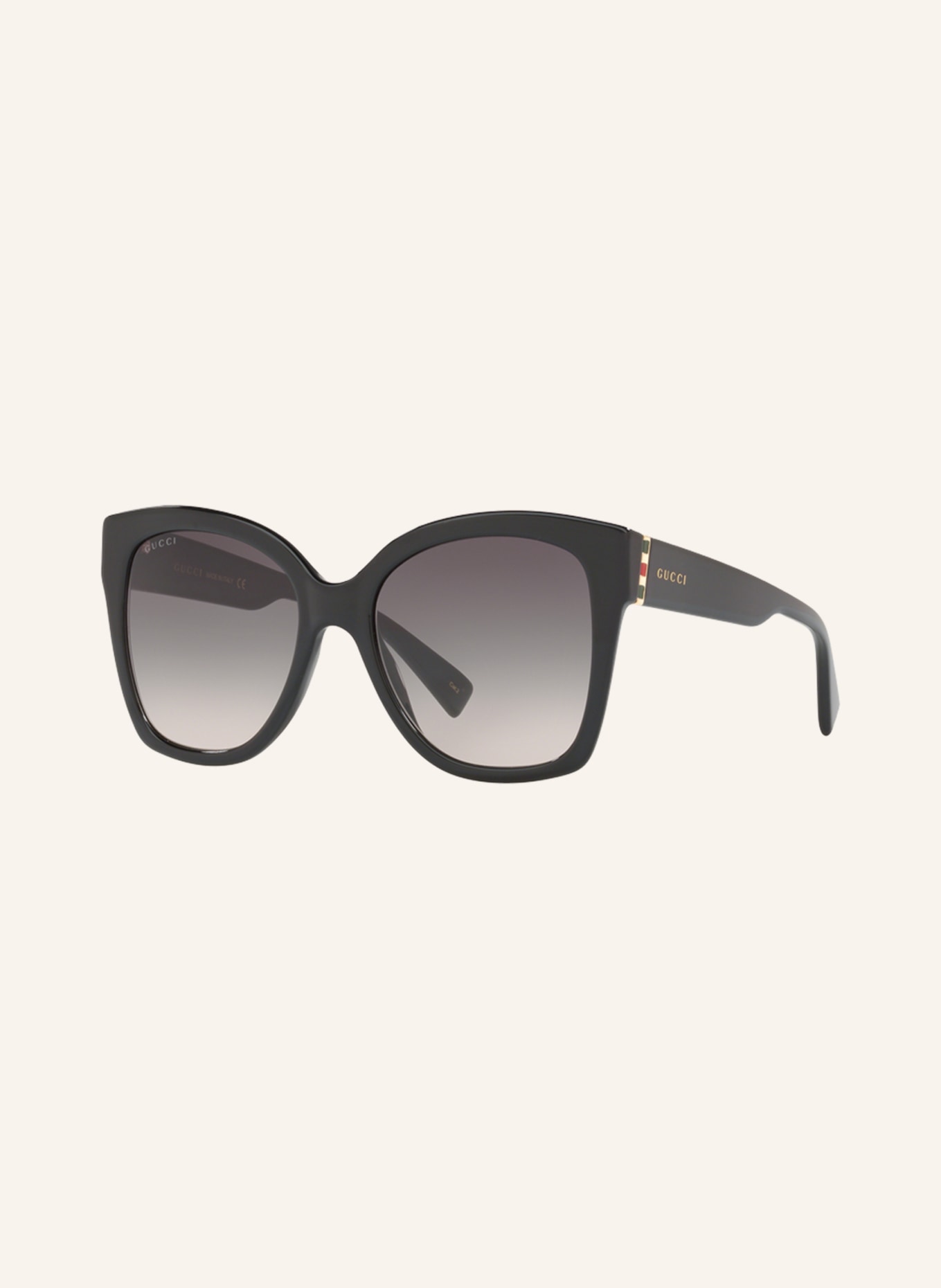 GUCCI Sunglasses GC001221, Color: 1330L1 - BLACK/ GRAY GRADIENT (Image 1)