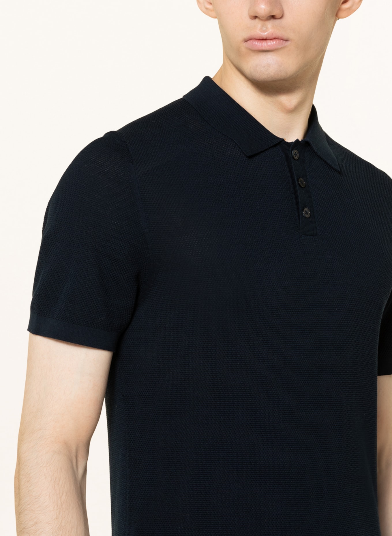 DRYKORN Piqué-Poloshirt TRITON, Farbe: DUNKELBLAU (Bild 4)