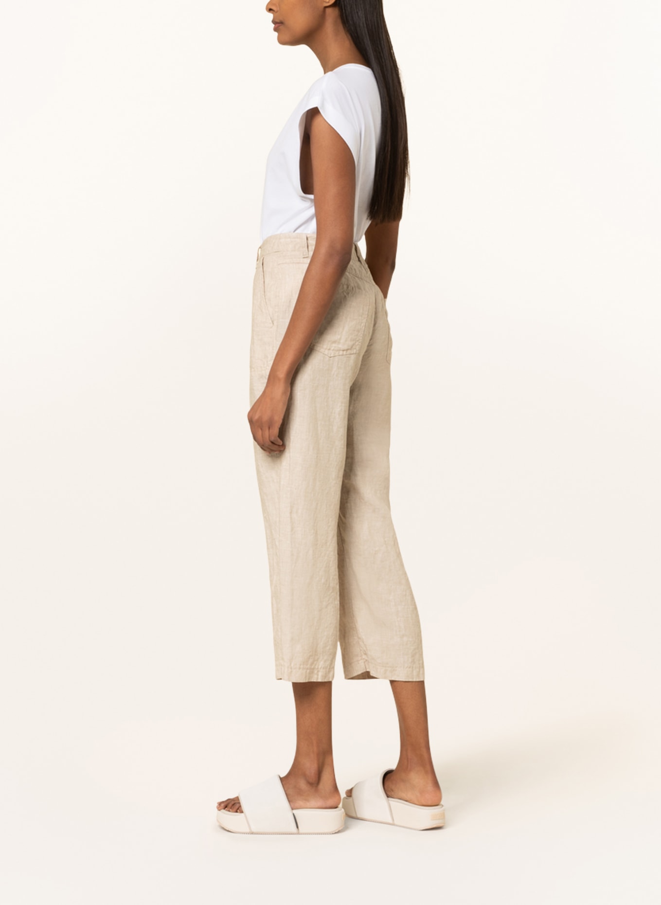 MAC Culottes NORA with linen, Color: BEIGE (Image 4)