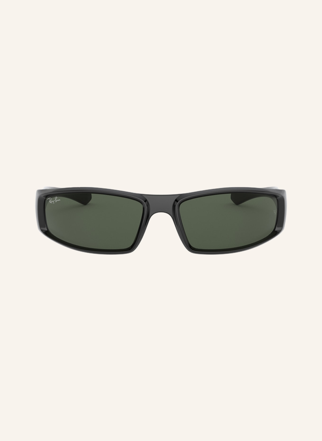 Ray-Ban Okulary przeciwsłoneczne RB4335: 601/71 – CZARNY / CIEMNOZIELONY
