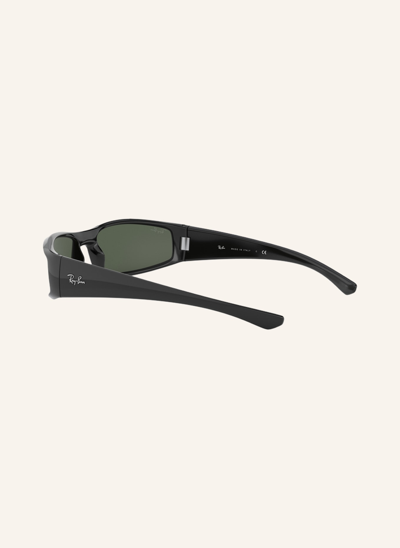 Ray-Ban Okulary przeciwsłoneczne RB4335: 601/71 – CZARNY / CIEMNOZIELONY