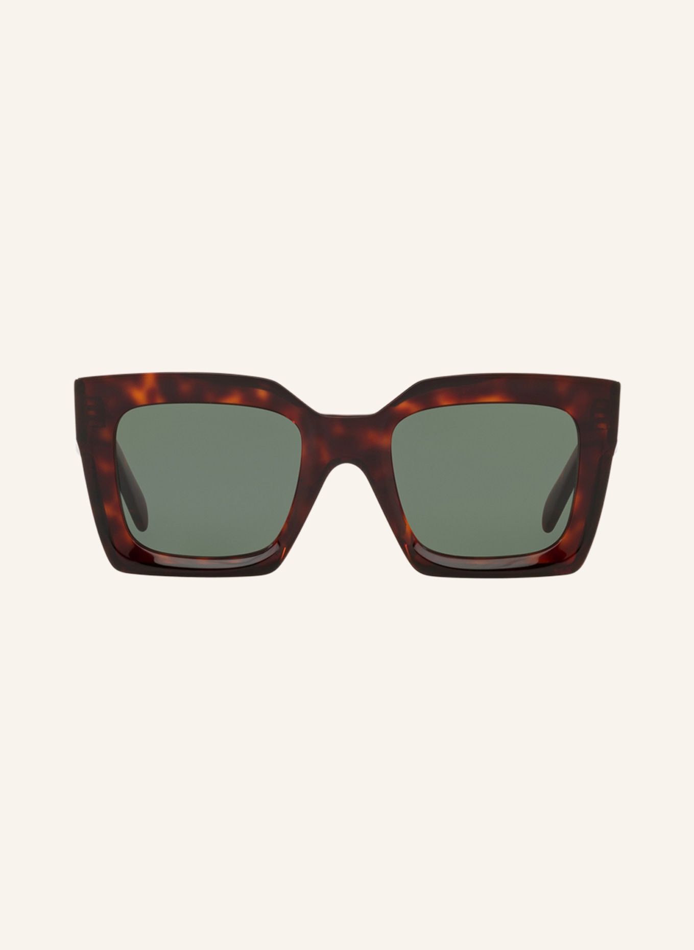 CELINE Sunglasses CL000245, Color: 4402J1 - HAVANA/ GREEN (Image 2)
